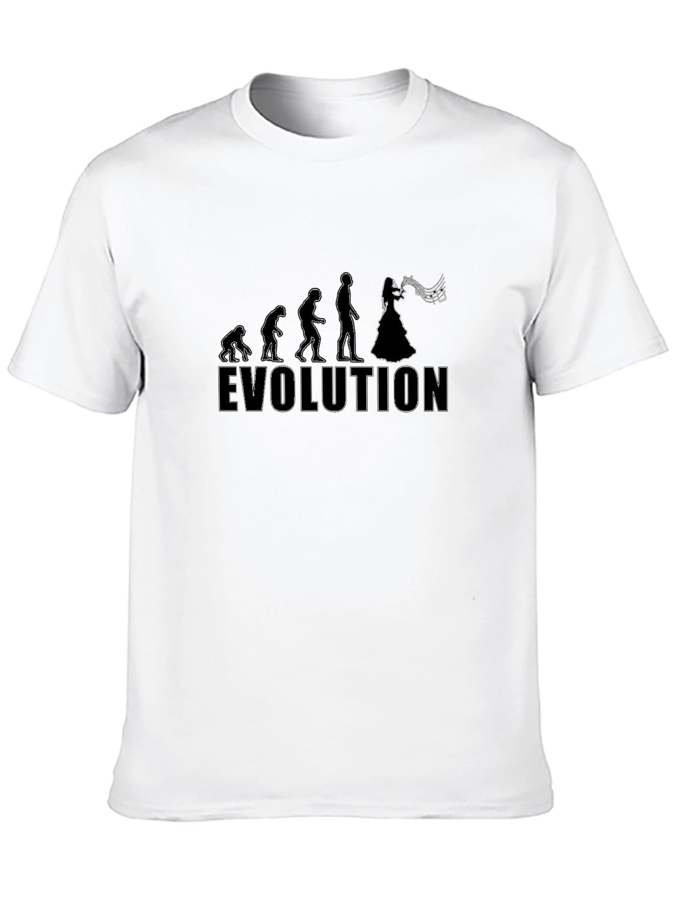 Evolution of Singer Black T-Shirt