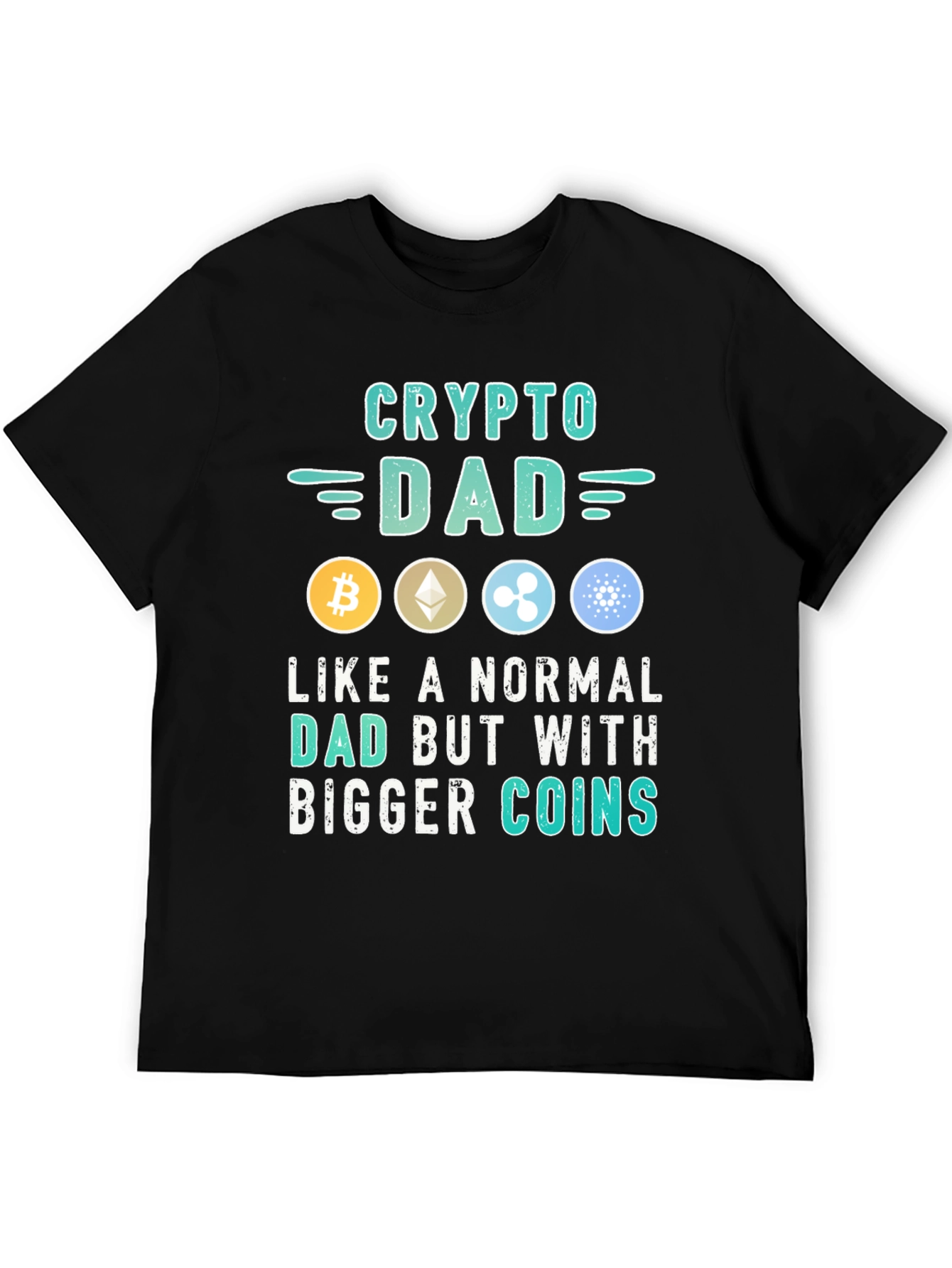 Crypto Dad T-Shirt - Digital Currency Gift