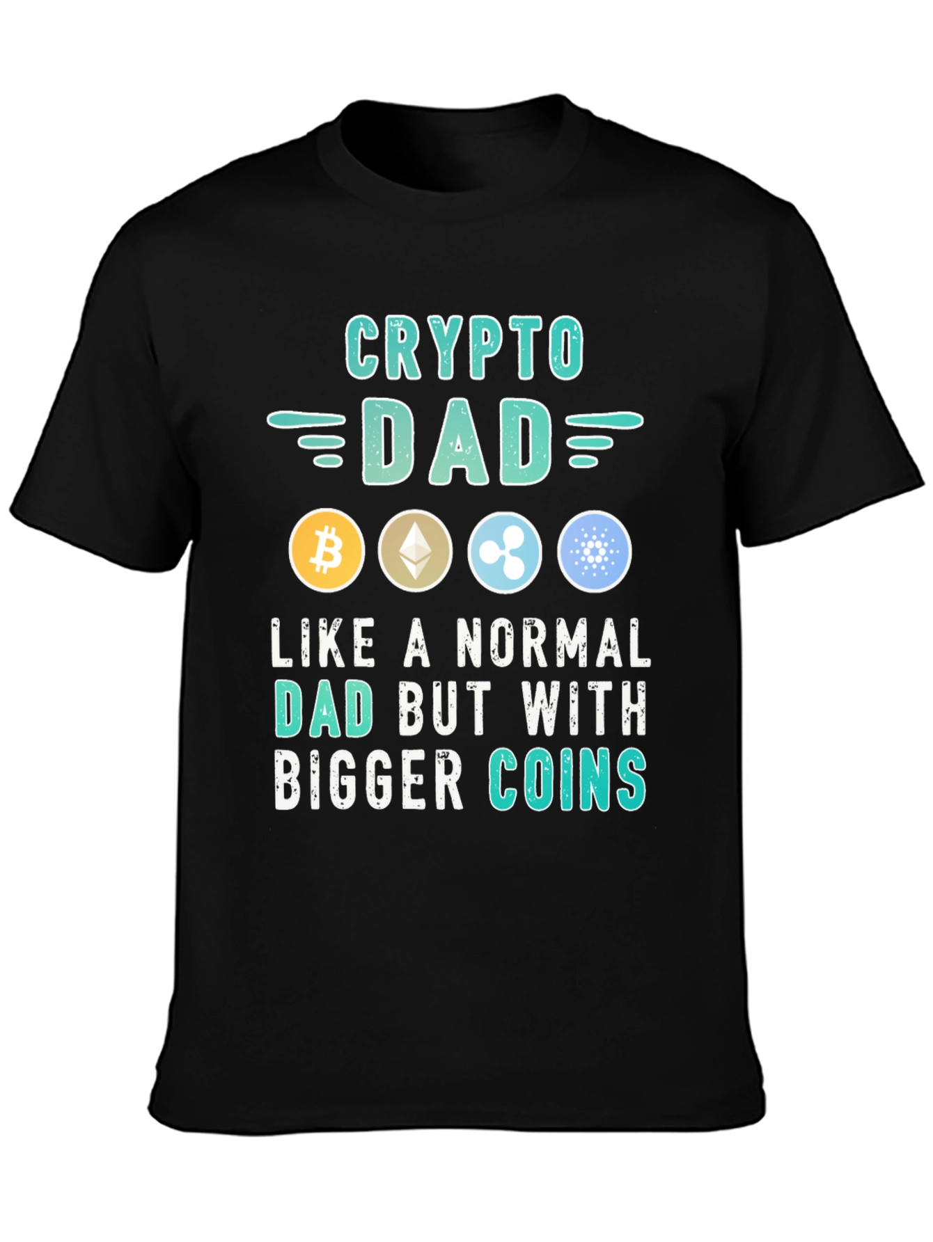 Crypto Dad T-Shirt - Digital Currency Gift
