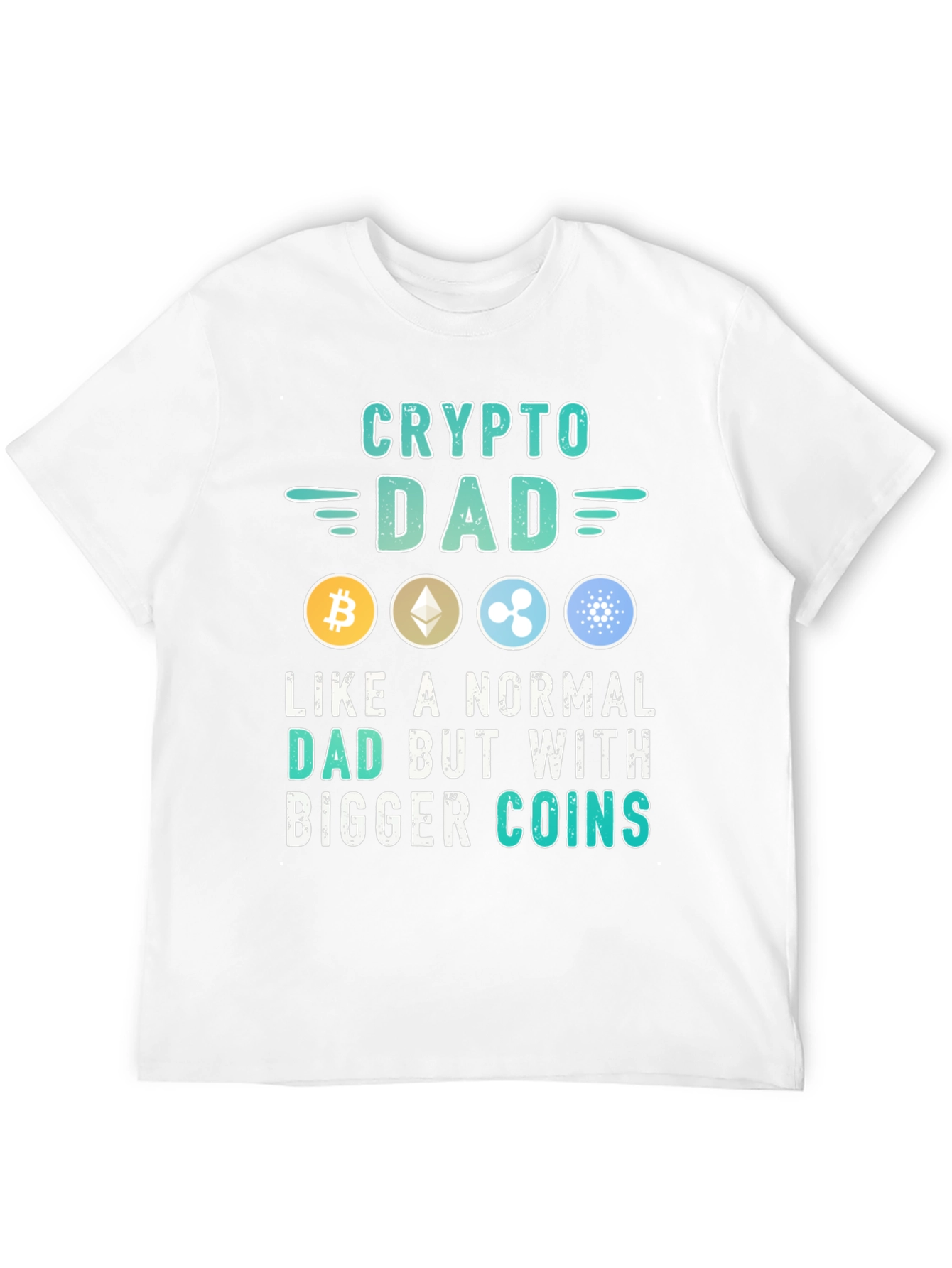 Crypto Dad T-Shirt - Digital Currency Gift