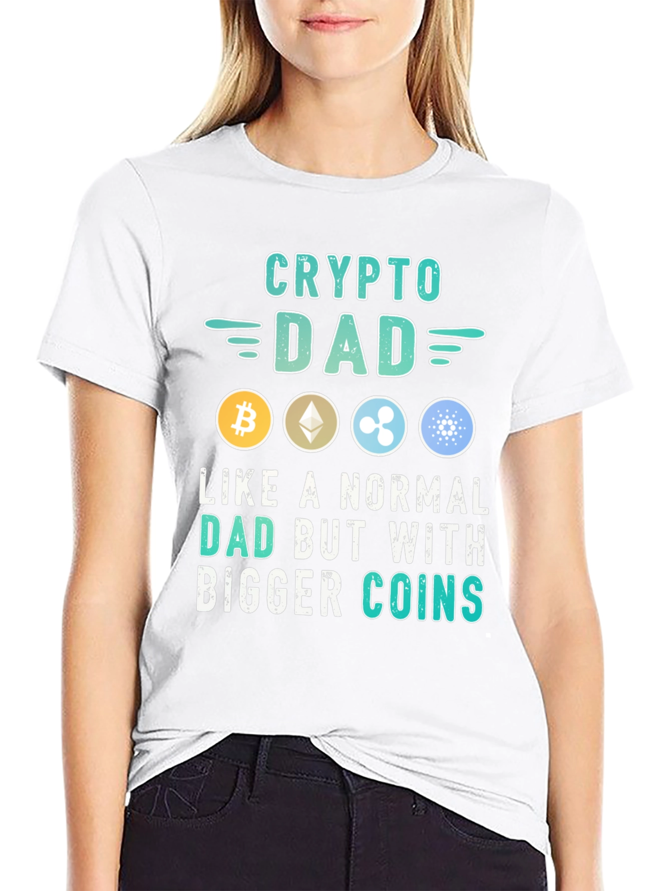 Crypto Dad T-Shirt - Digital Currency Gift