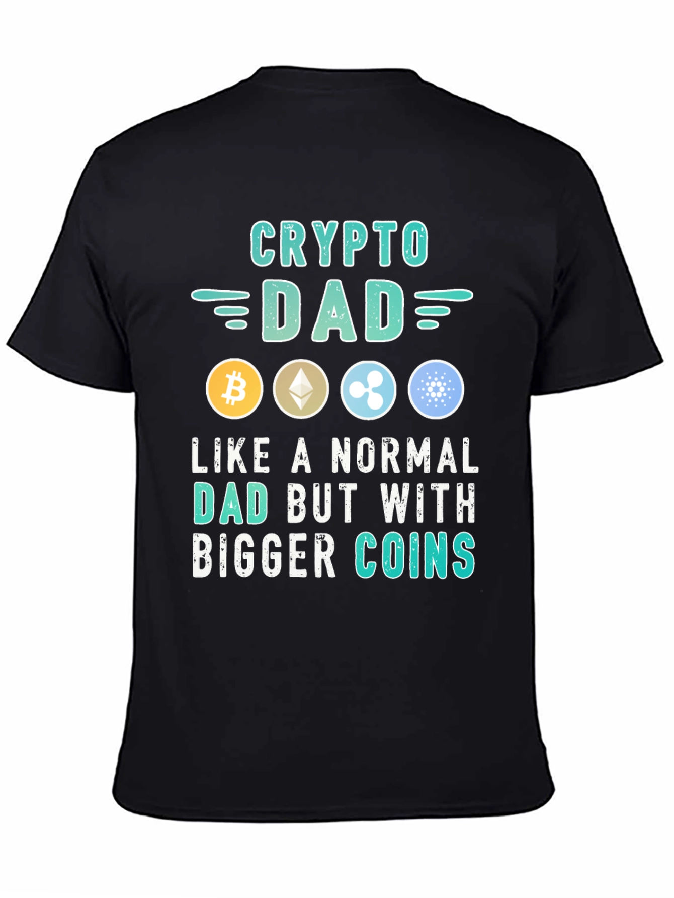 Crypto Dad T-Shirt - Digital Currency Gift