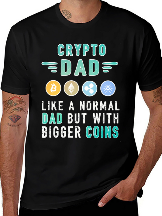 Crypto Dad T-Shirt - Digital Currency Gift