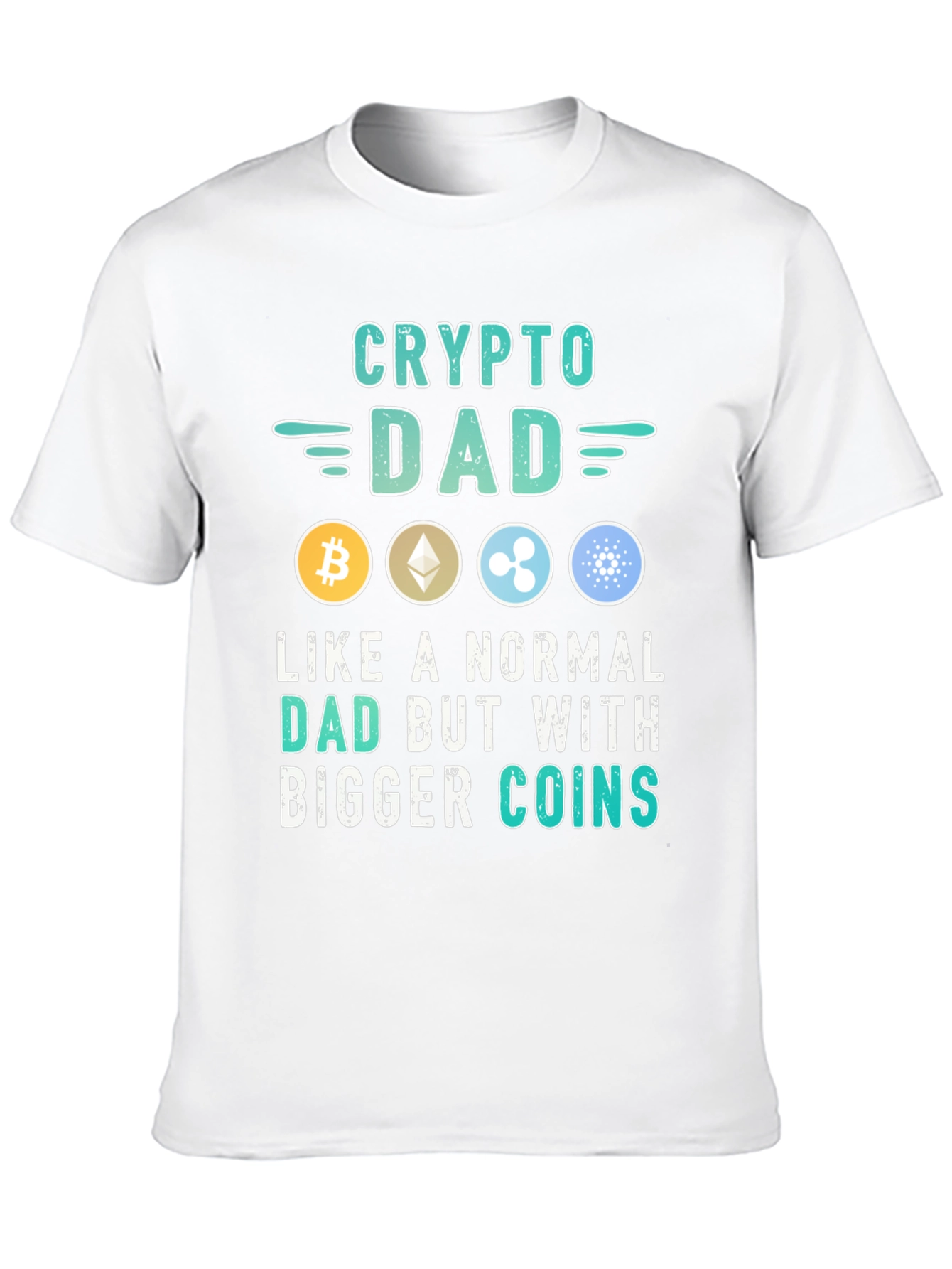 Crypto Dad T-Shirt - Digital Currency Gift