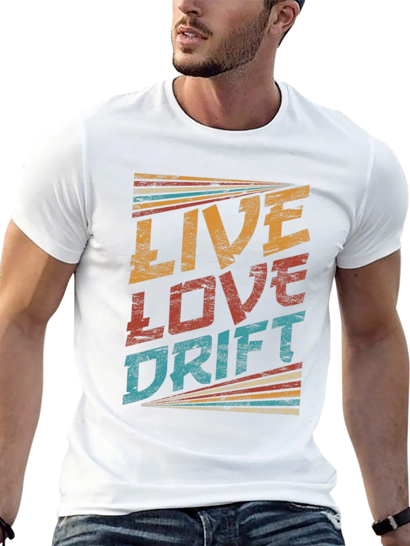 Live Love Drift Retro T-Shirt