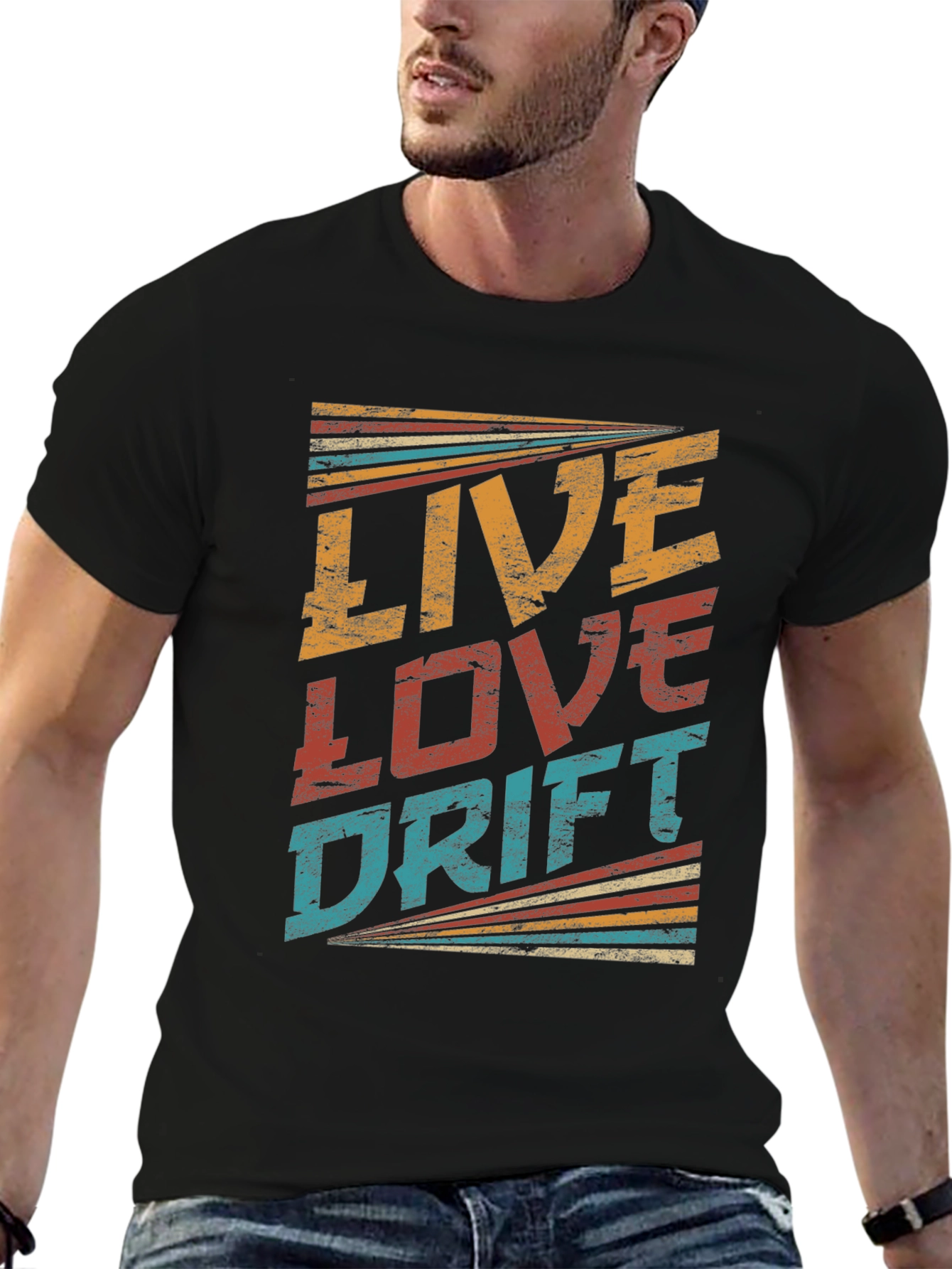 Live Love Drift Retro T-Shirt