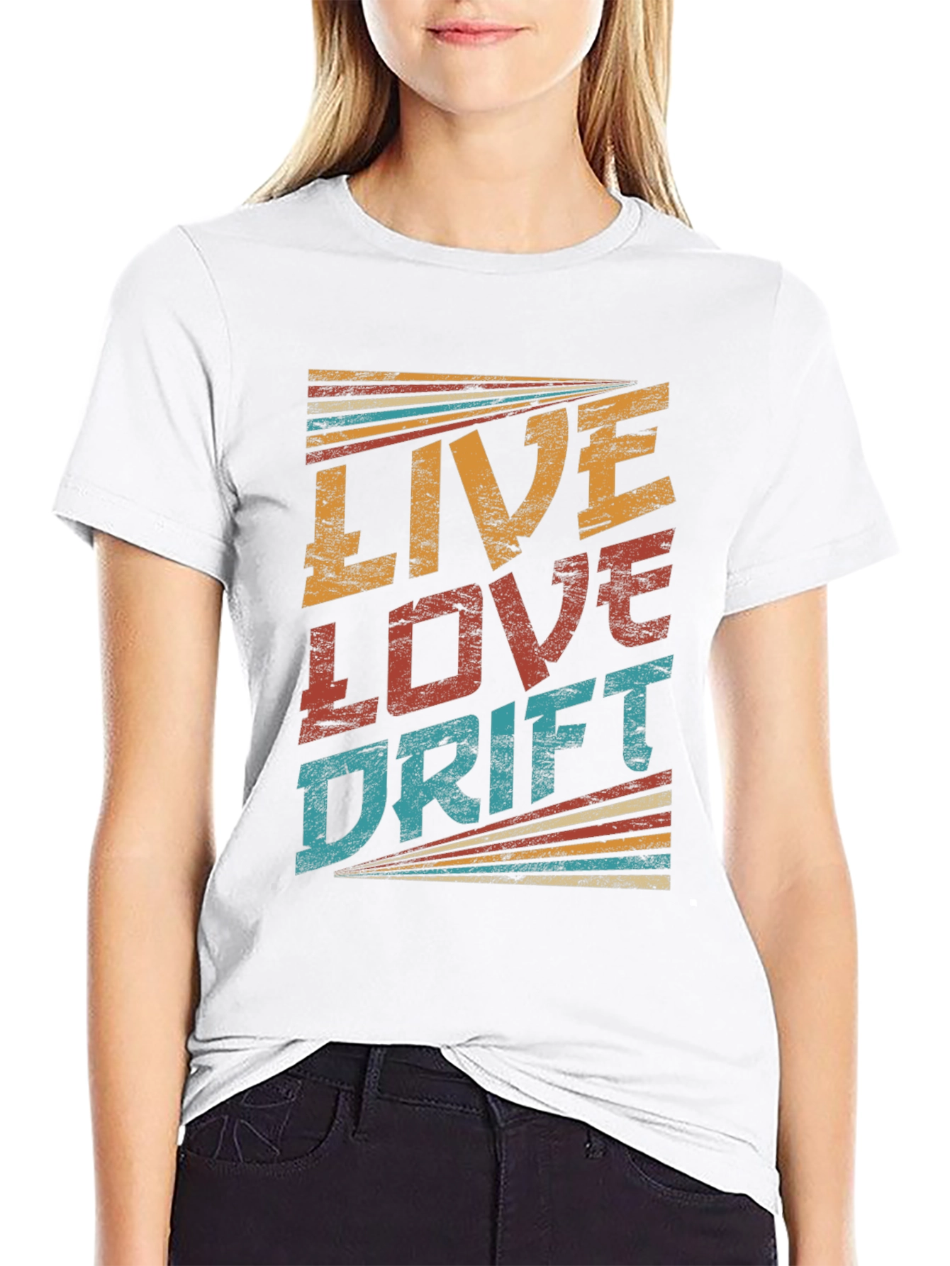 Live Love Drift Retro T-Shirt