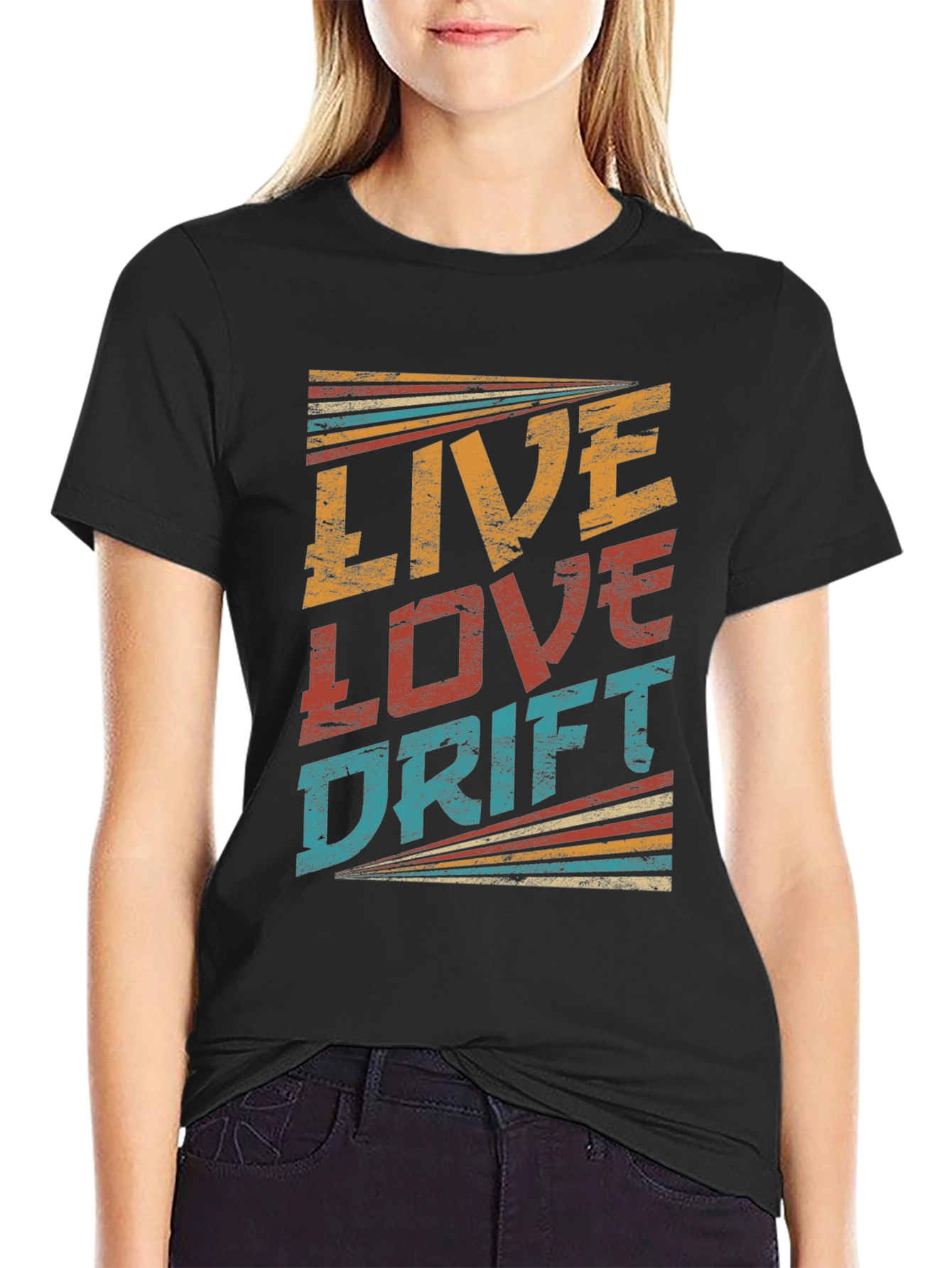 Live Love Drift Retro T-Shirt