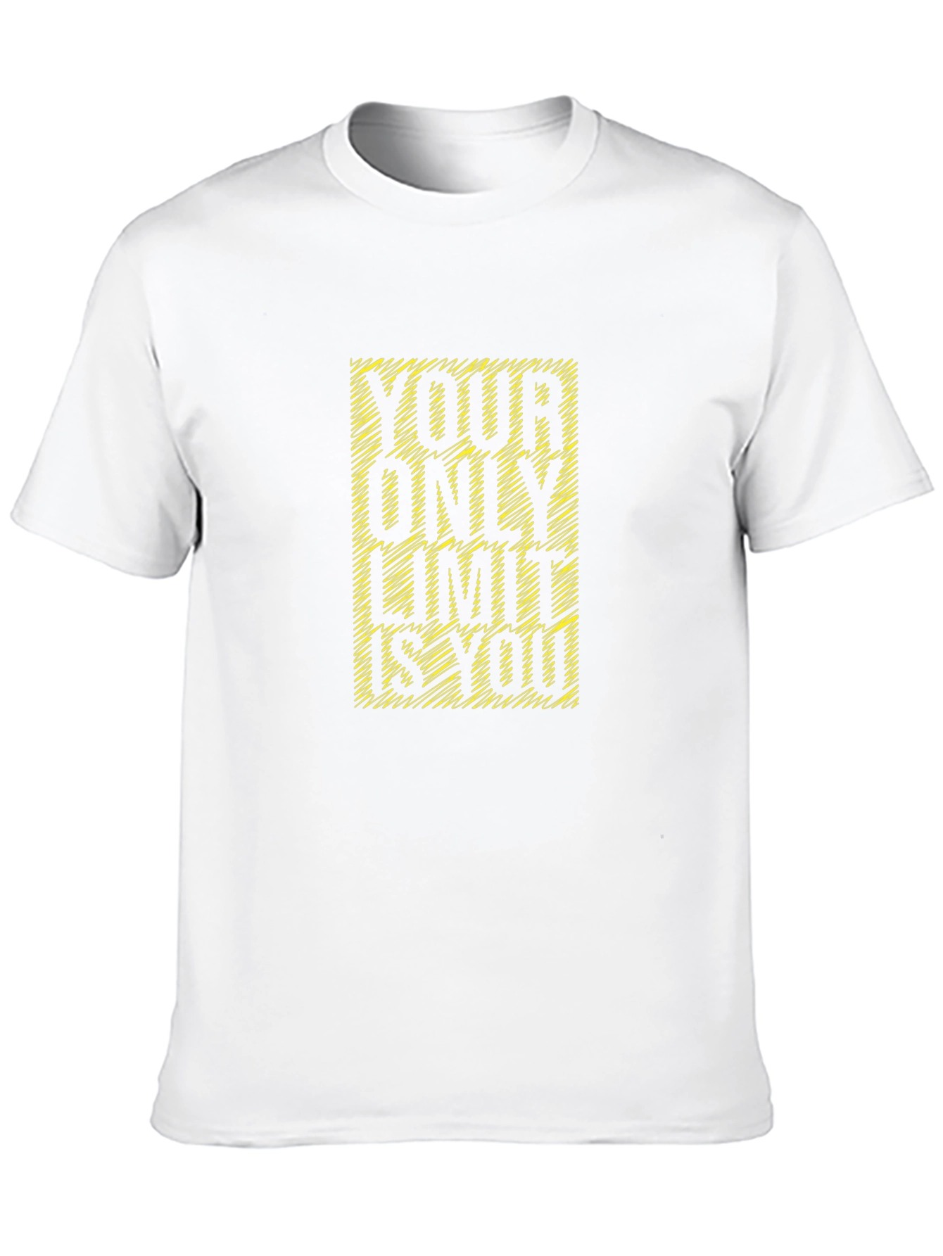 Motivational Black T-Shirt - Your Only Limit is You