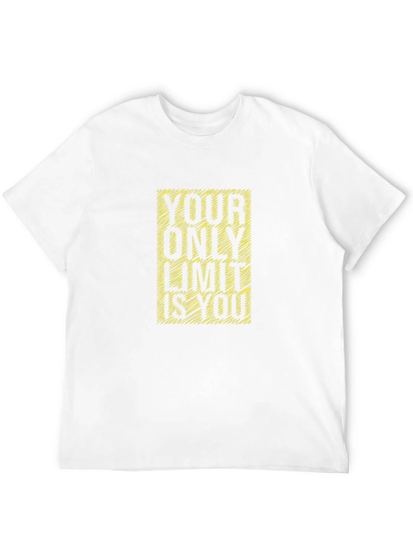 Motivational Black T-Shirt - Your Only Limit is You