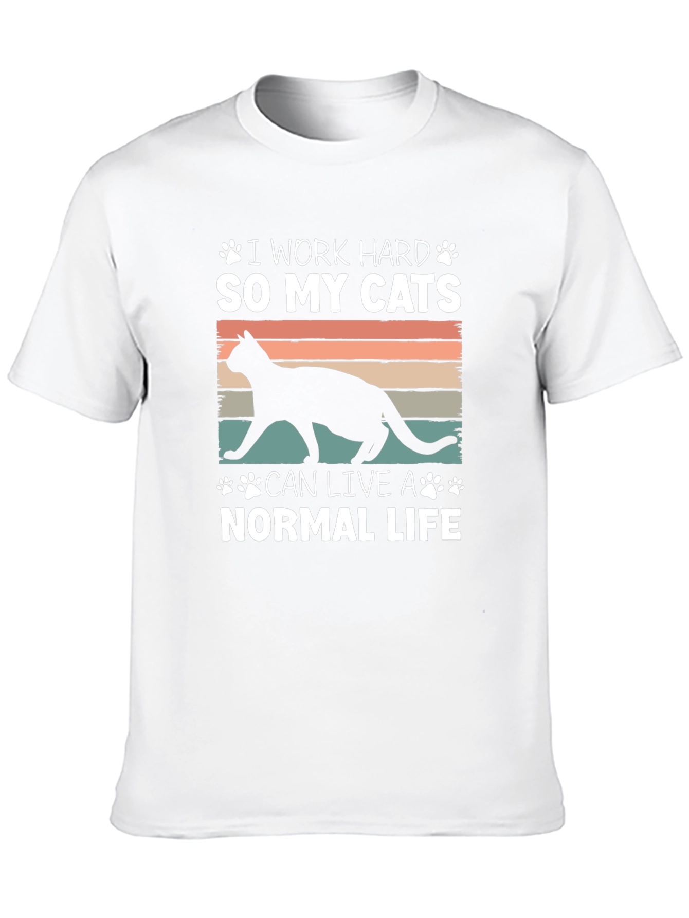 I Work Hard So My Cats T-Shirt