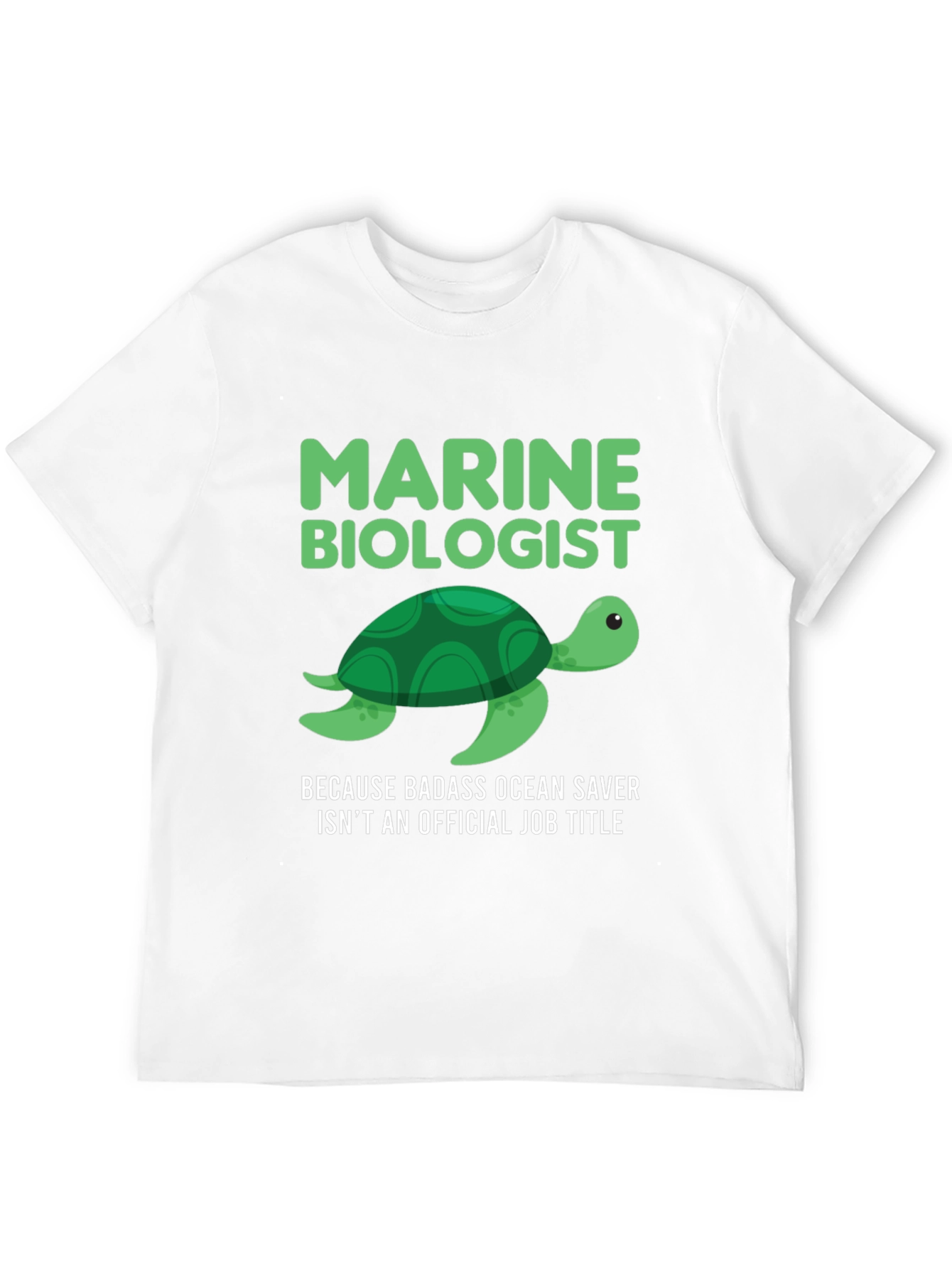 Marine Biologist Turtle Graphic T-Shirt