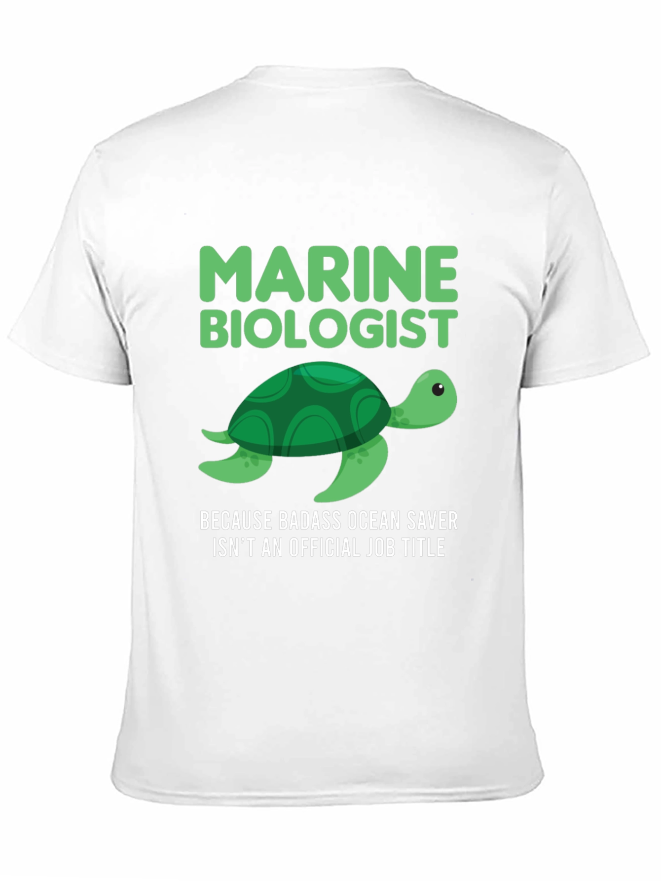 Marine Biologist Turtle Graphic T-Shirt