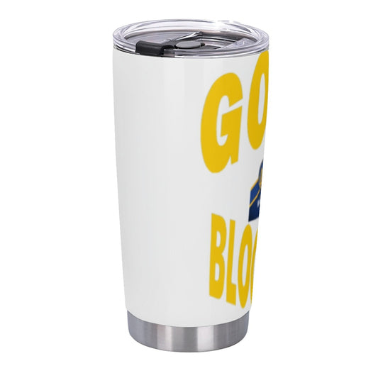 Insulated Stainless Steel Coffee Cup - Leak-Proof Graphic Travel Tumbler