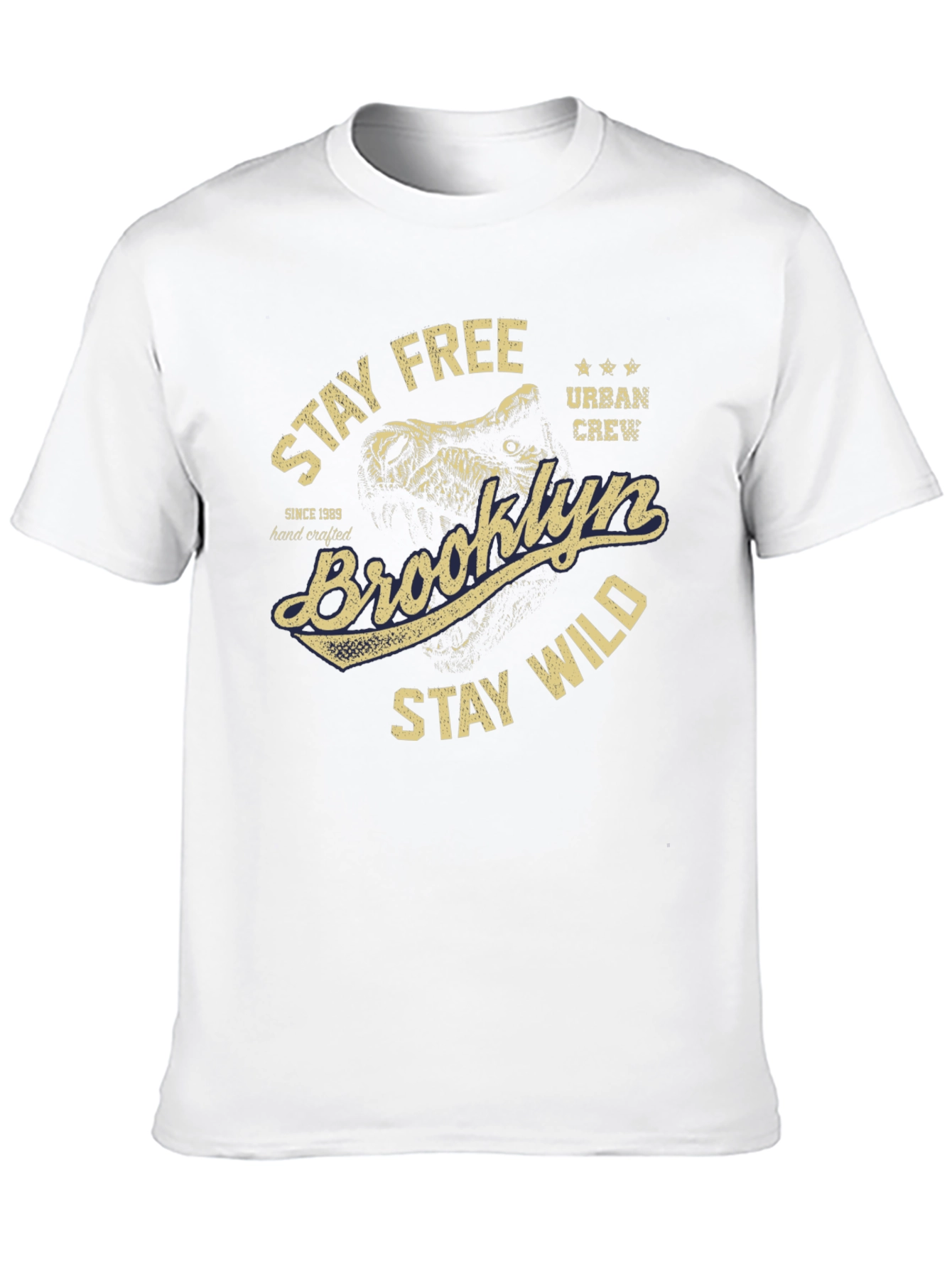 Brooklyn Stay Free Wild Graphic Tee