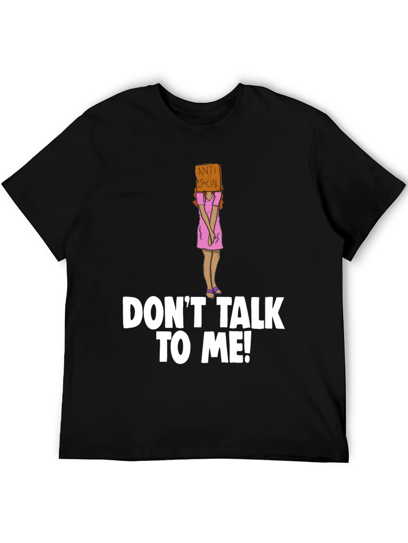Anti-Social T-Shirt - Dont Talk To Me! Novelty Tee