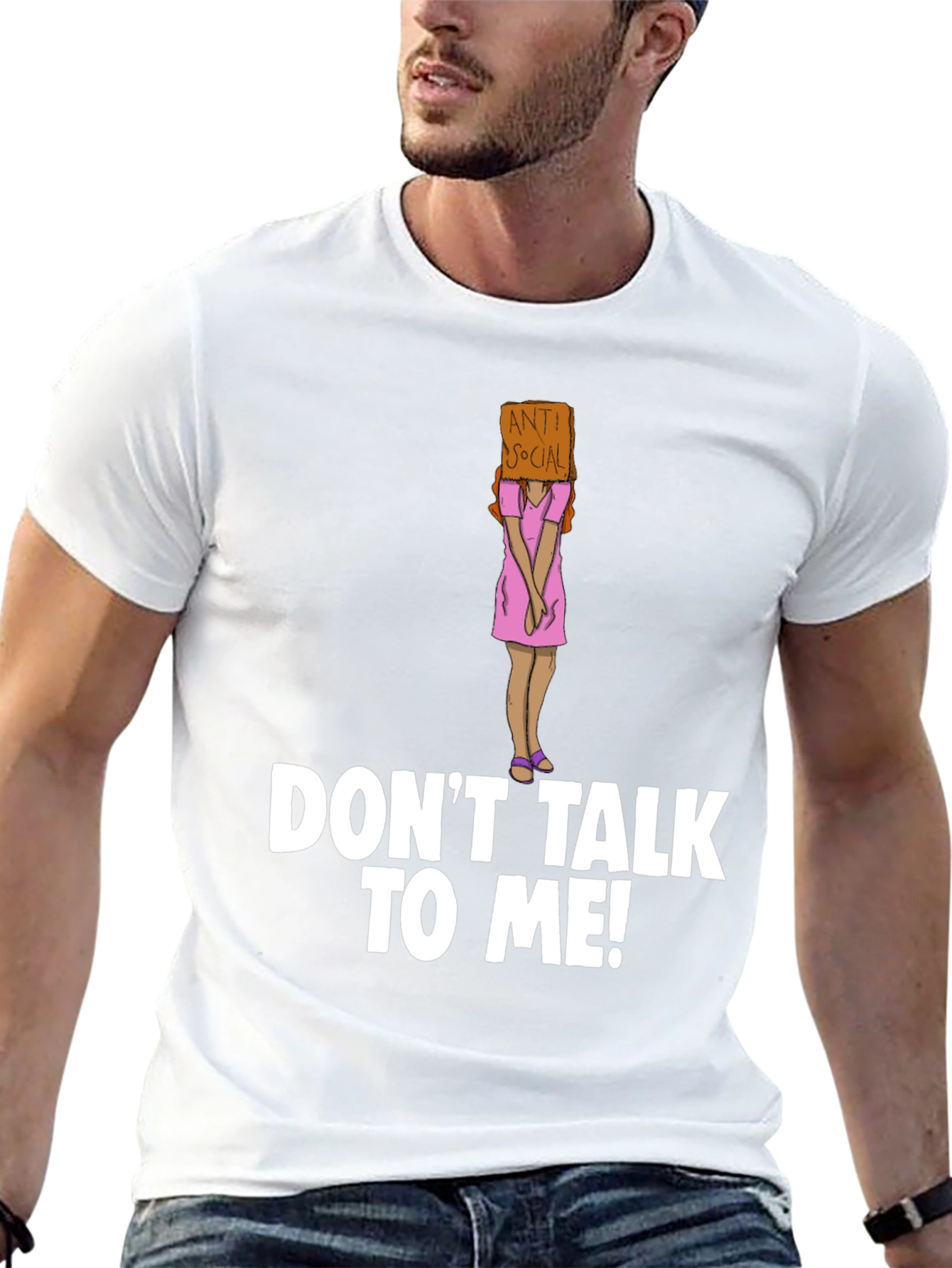 Anti-Social T-Shirt - Dont Talk To Me! Novelty Tee