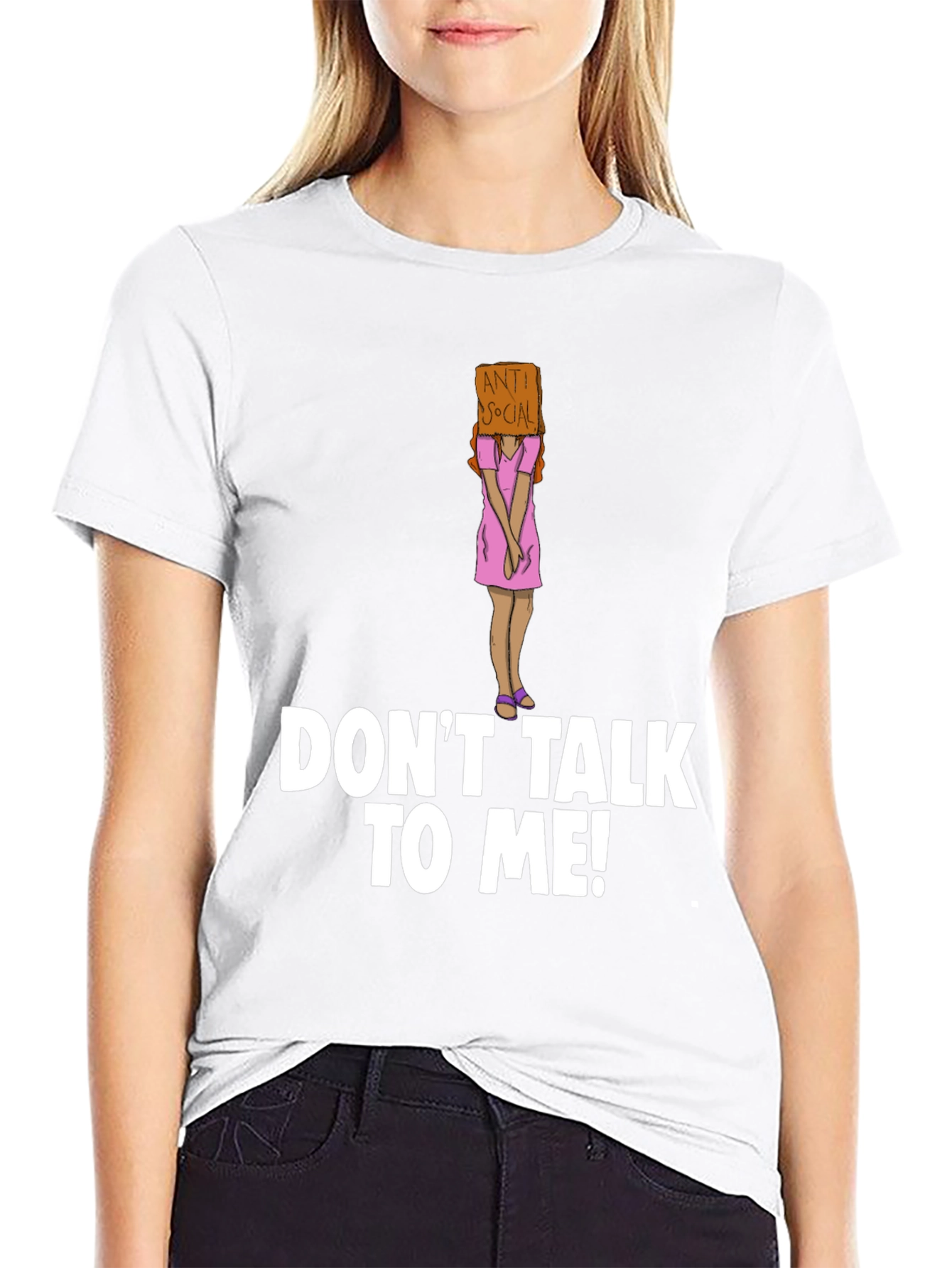 Anti-Social T-Shirt - Dont Talk To Me! Novelty Tee