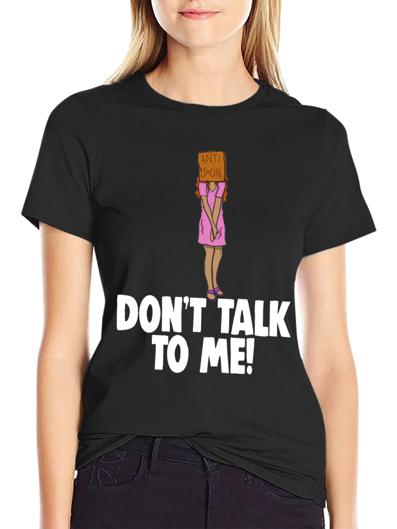 Anti-Social T-Shirt - Dont Talk To Me! Novelty Tee