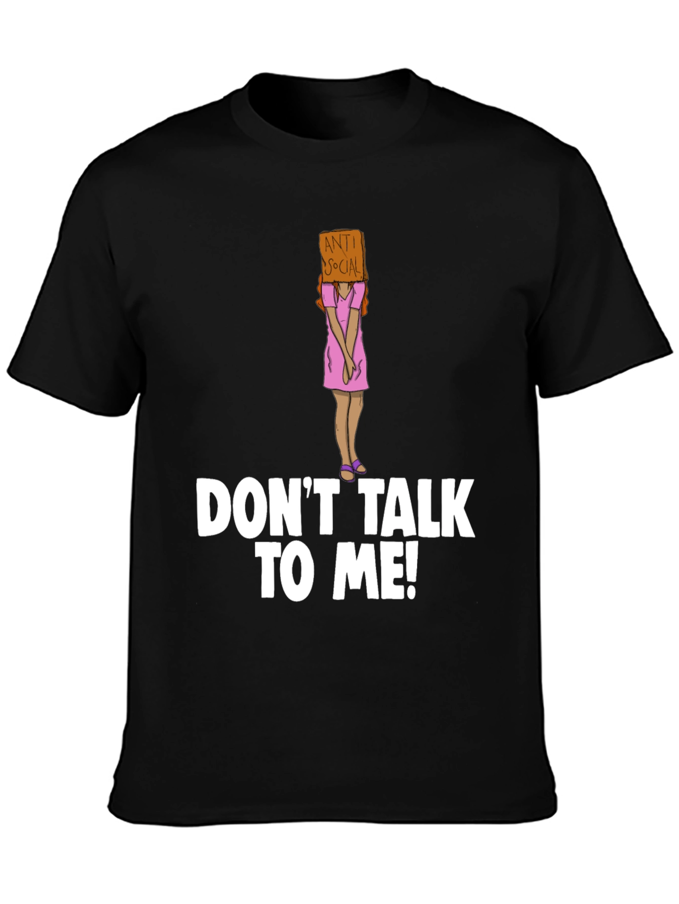 Anti-Social T-Shirt - Dont Talk To Me! Novelty Tee