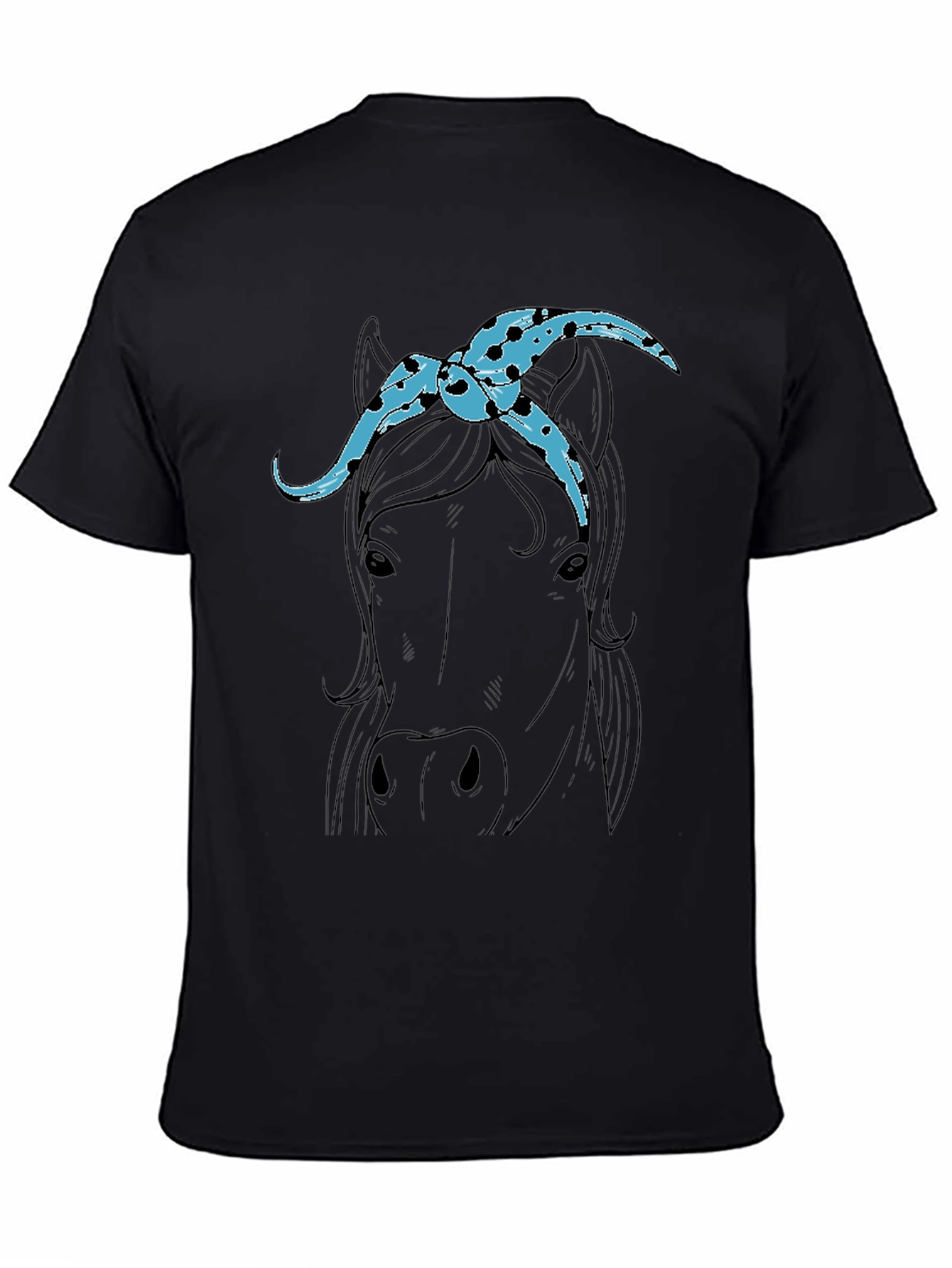 Horse with Bandana Graphic Tee