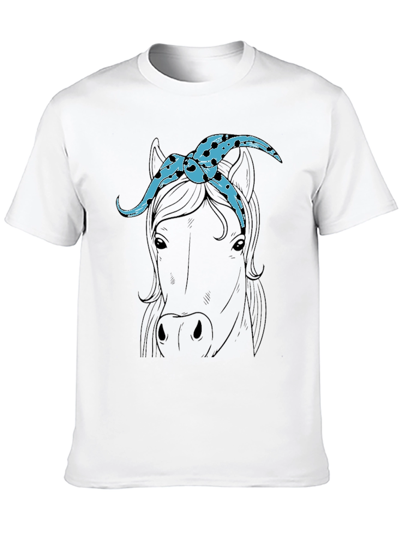 Horse with Bandana Graphic Tee