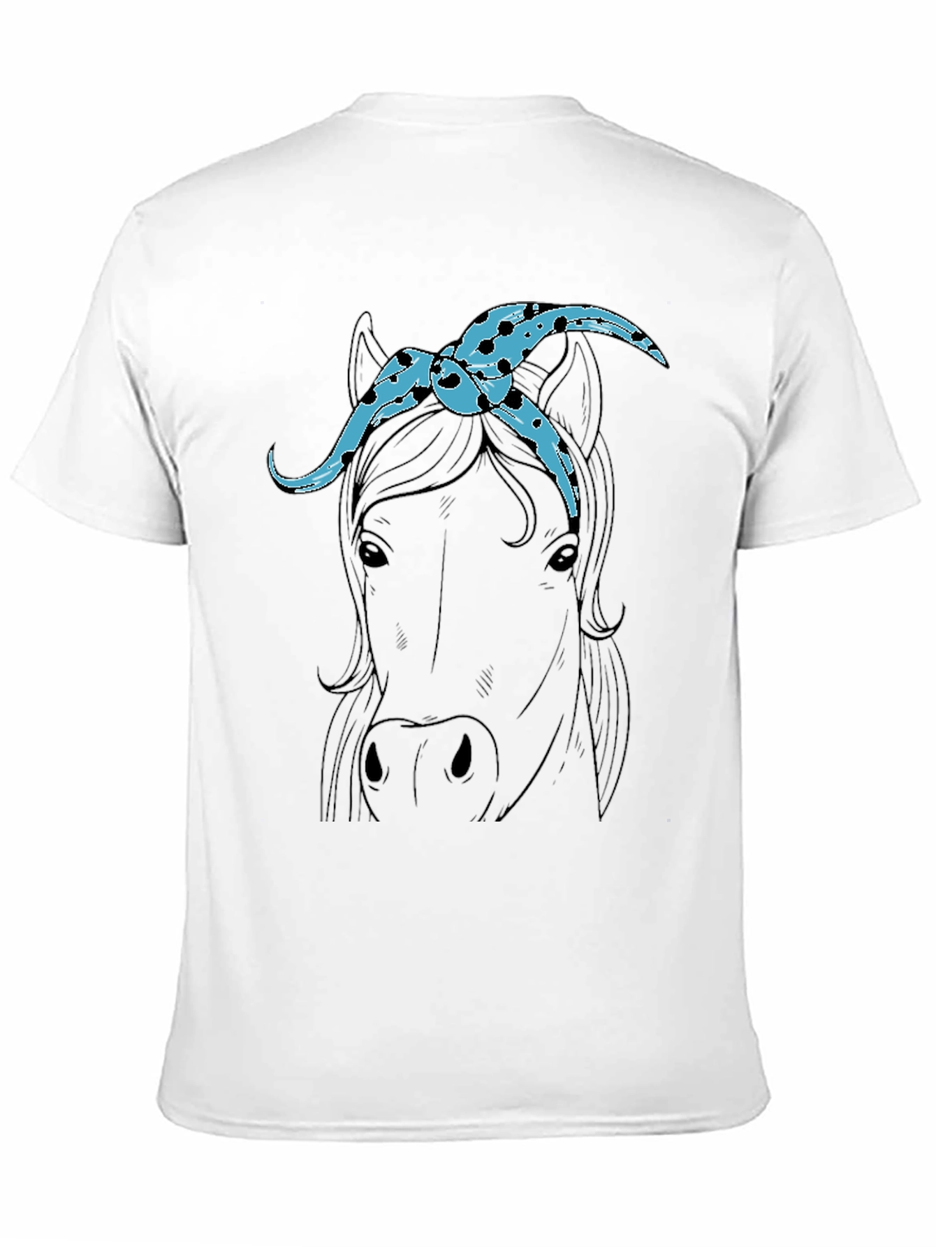 Horse with Bandana Graphic Tee
