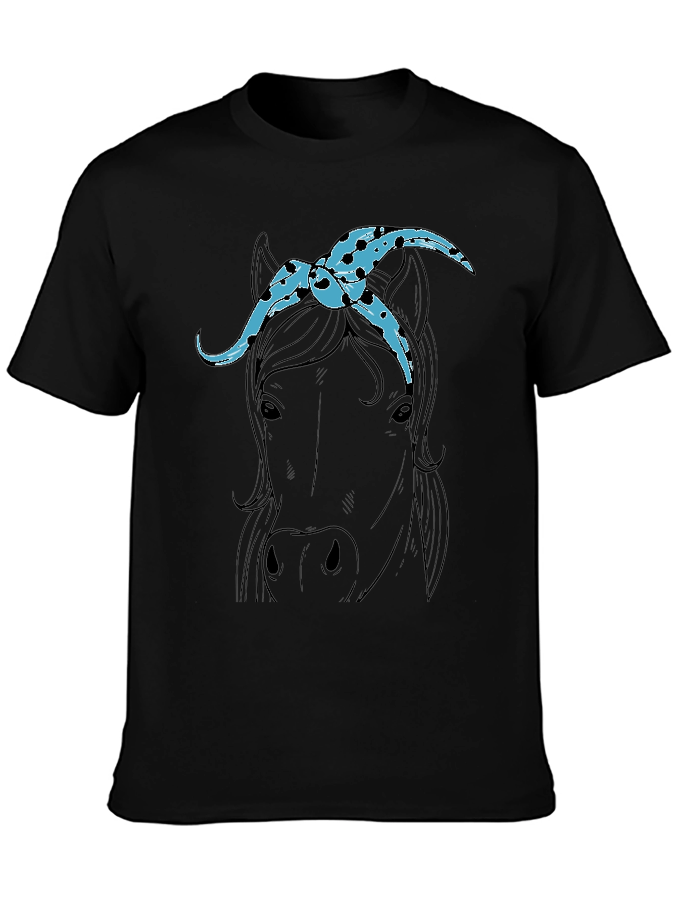 Horse with Bandana Graphic Tee