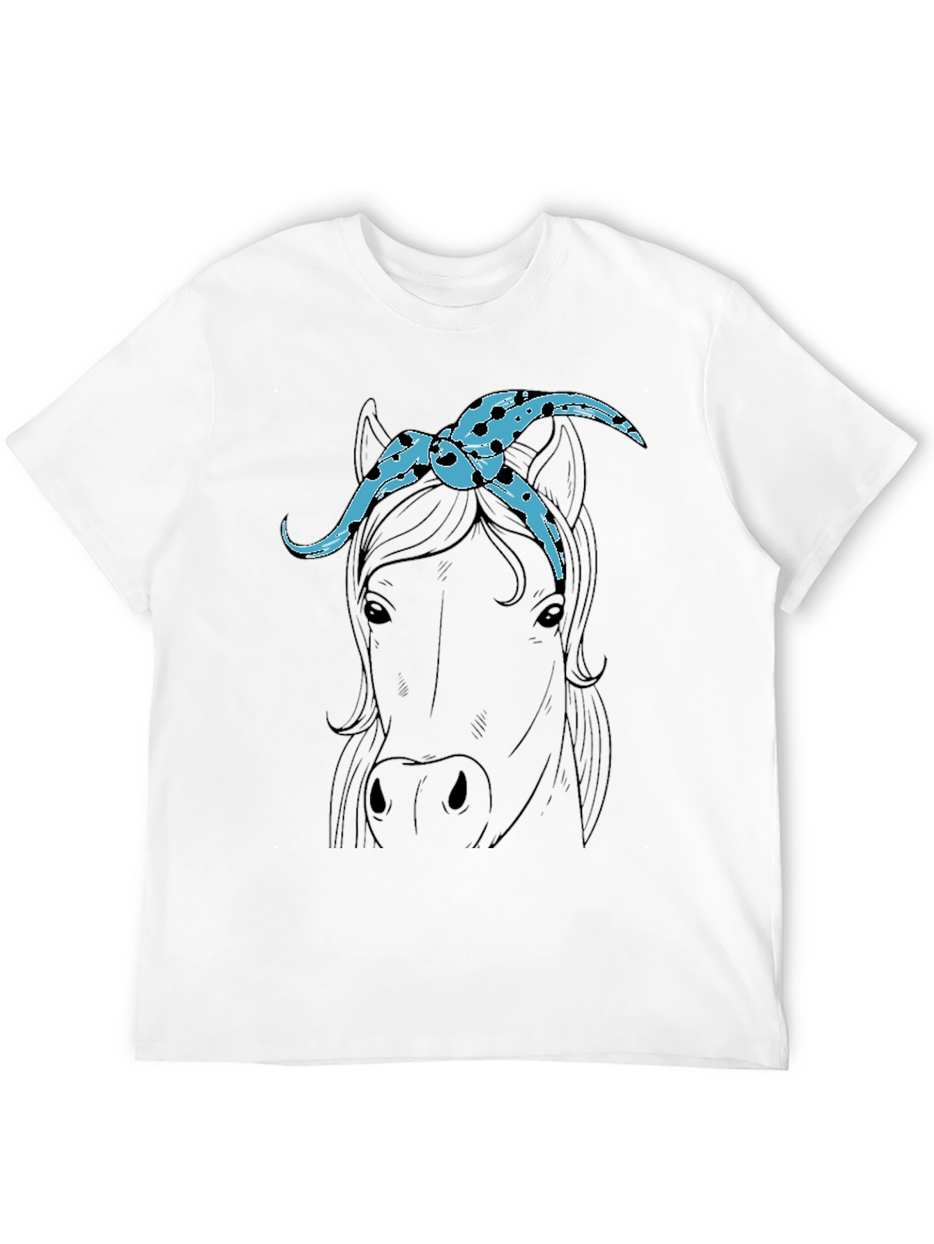 Horse with Bandana Graphic Tee