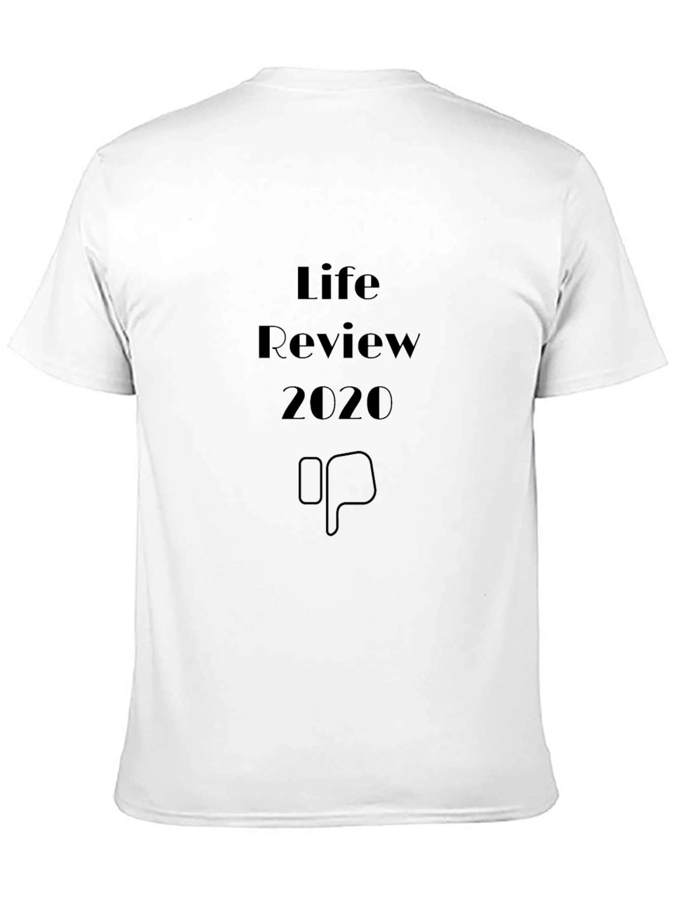 Life Review 2020 Black Graphic T-Shirt