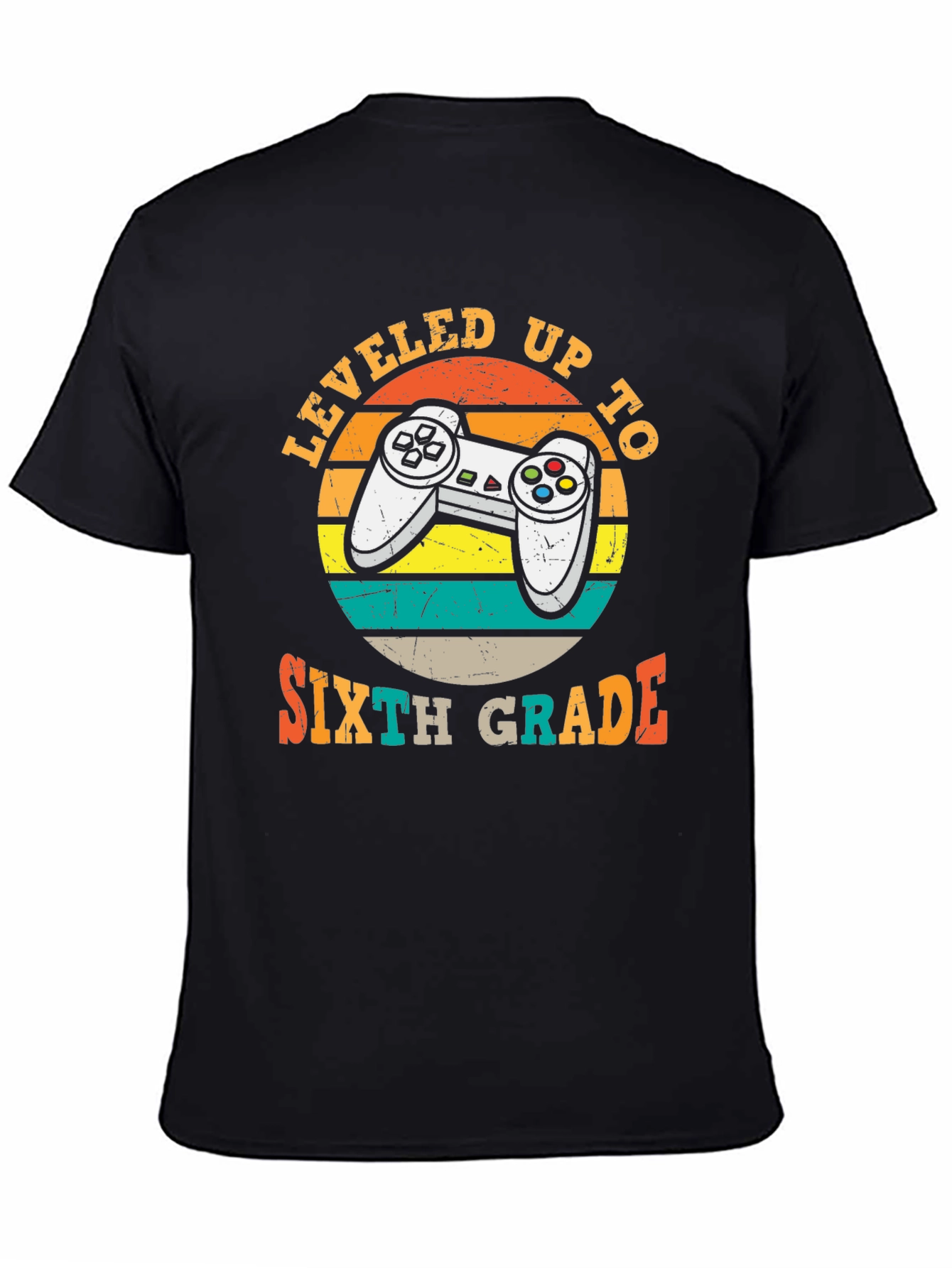 Leveled Up to Sixth Grade Gamer T-Shirt