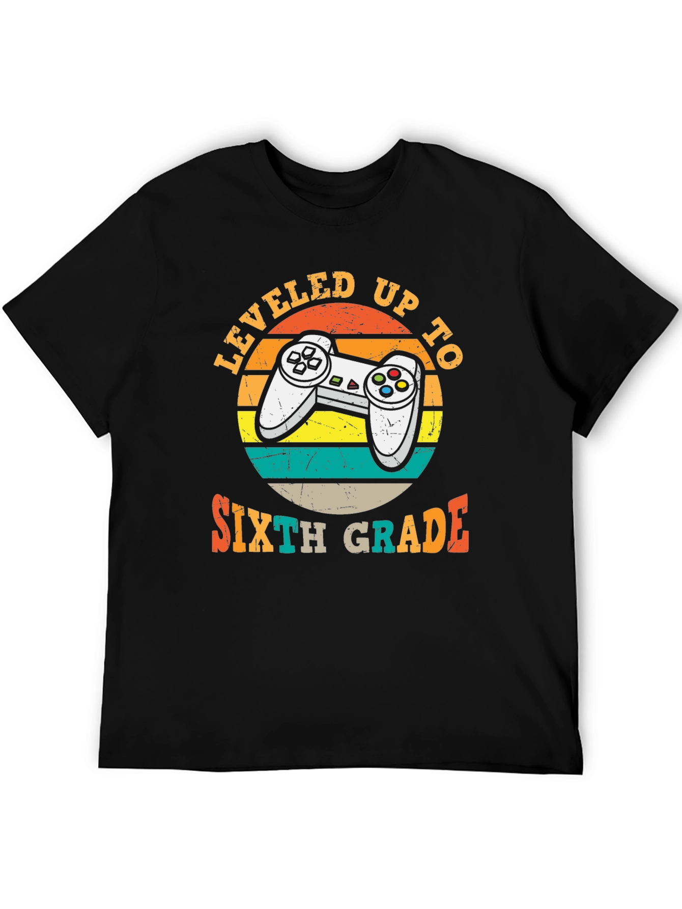 Leveled Up to Sixth Grade Gamer T-Shirt