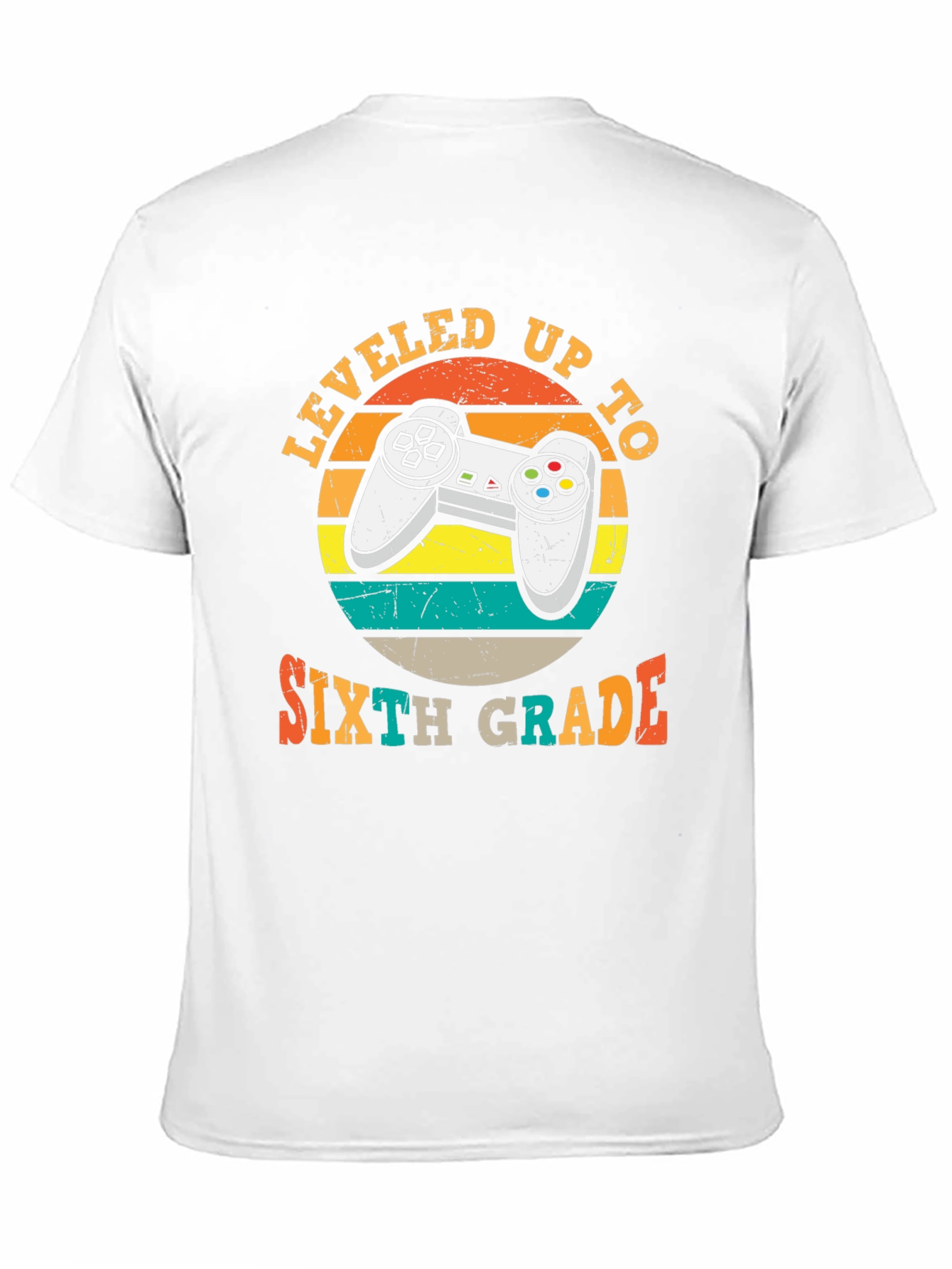 Leveled Up to Sixth Grade Gamer T-Shirt