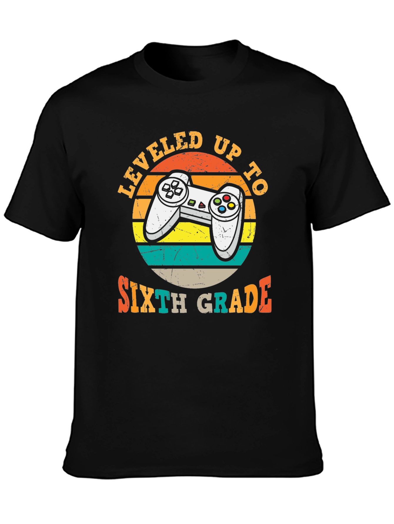 Leveled Up to Sixth Grade Gamer T-Shirt