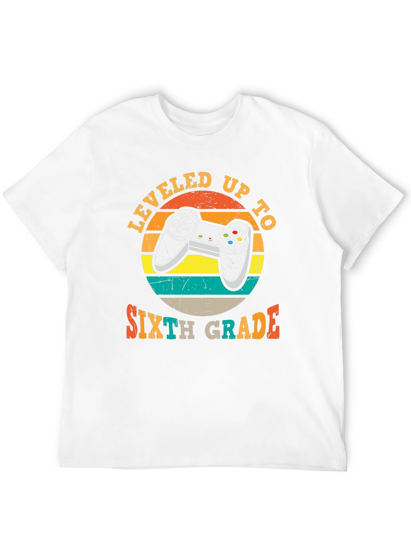 Leveled Up to Sixth Grade Gamer T-Shirt