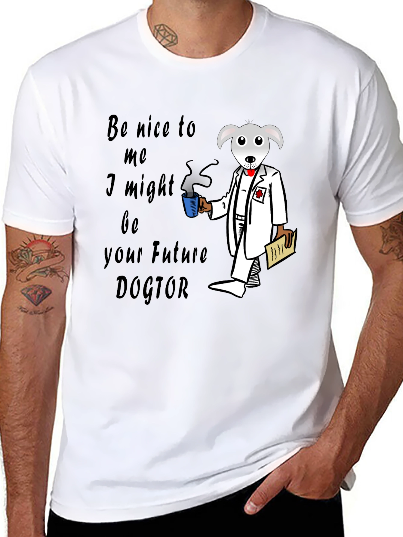 Future Doctor Dog T-Shirt