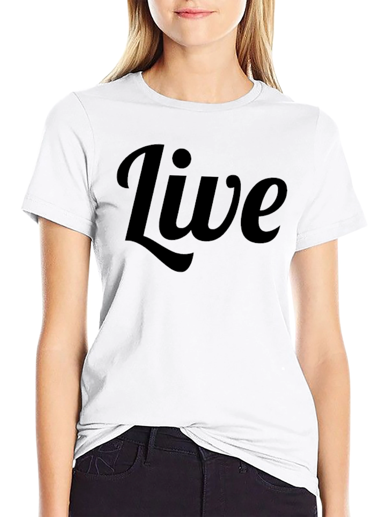 Live Graphic Black T-Shirt