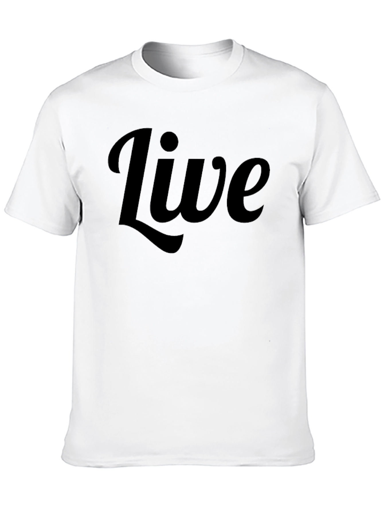 Live Graphic Black T-Shirt
