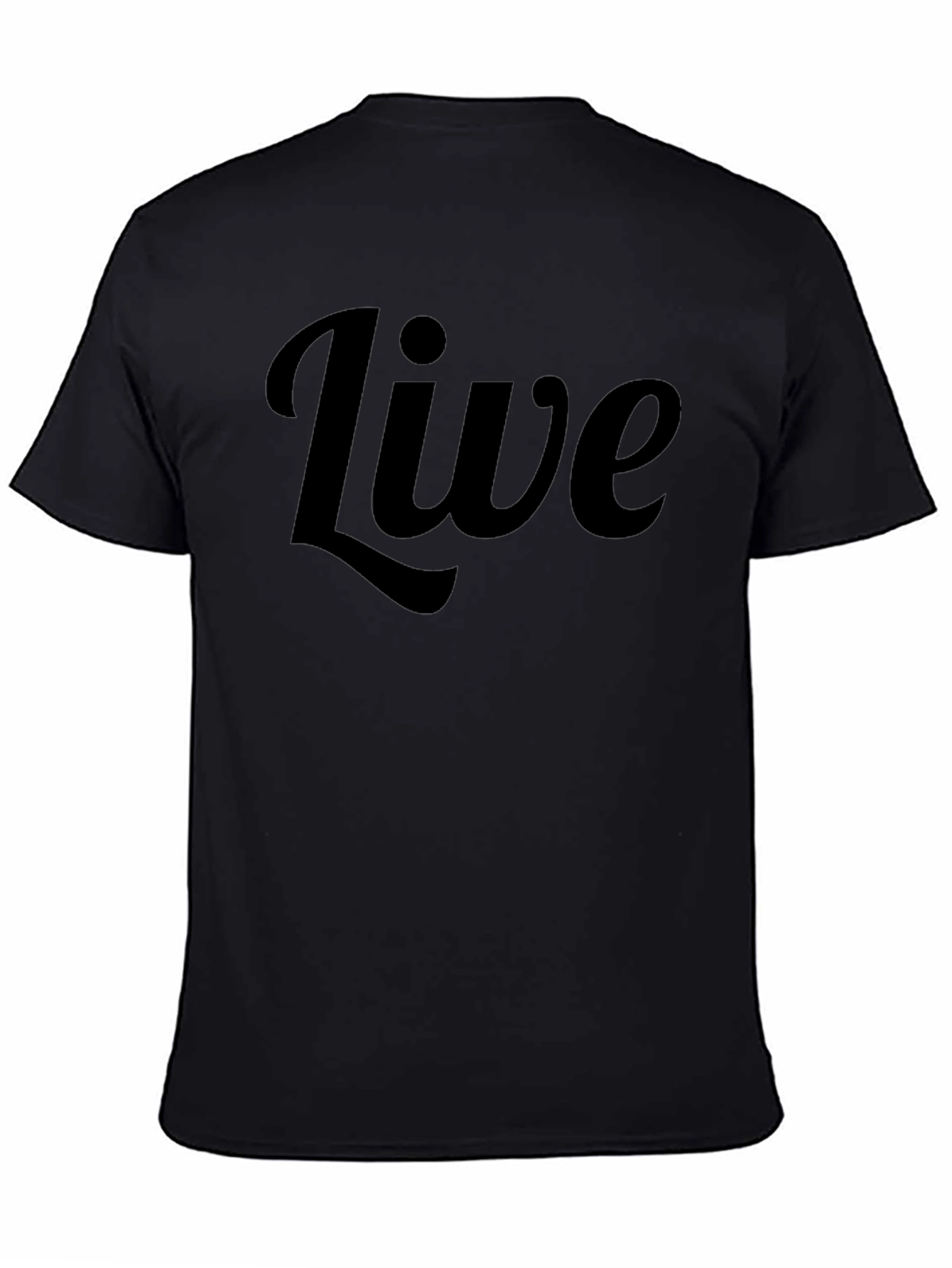 Live Graphic Black T-Shirt