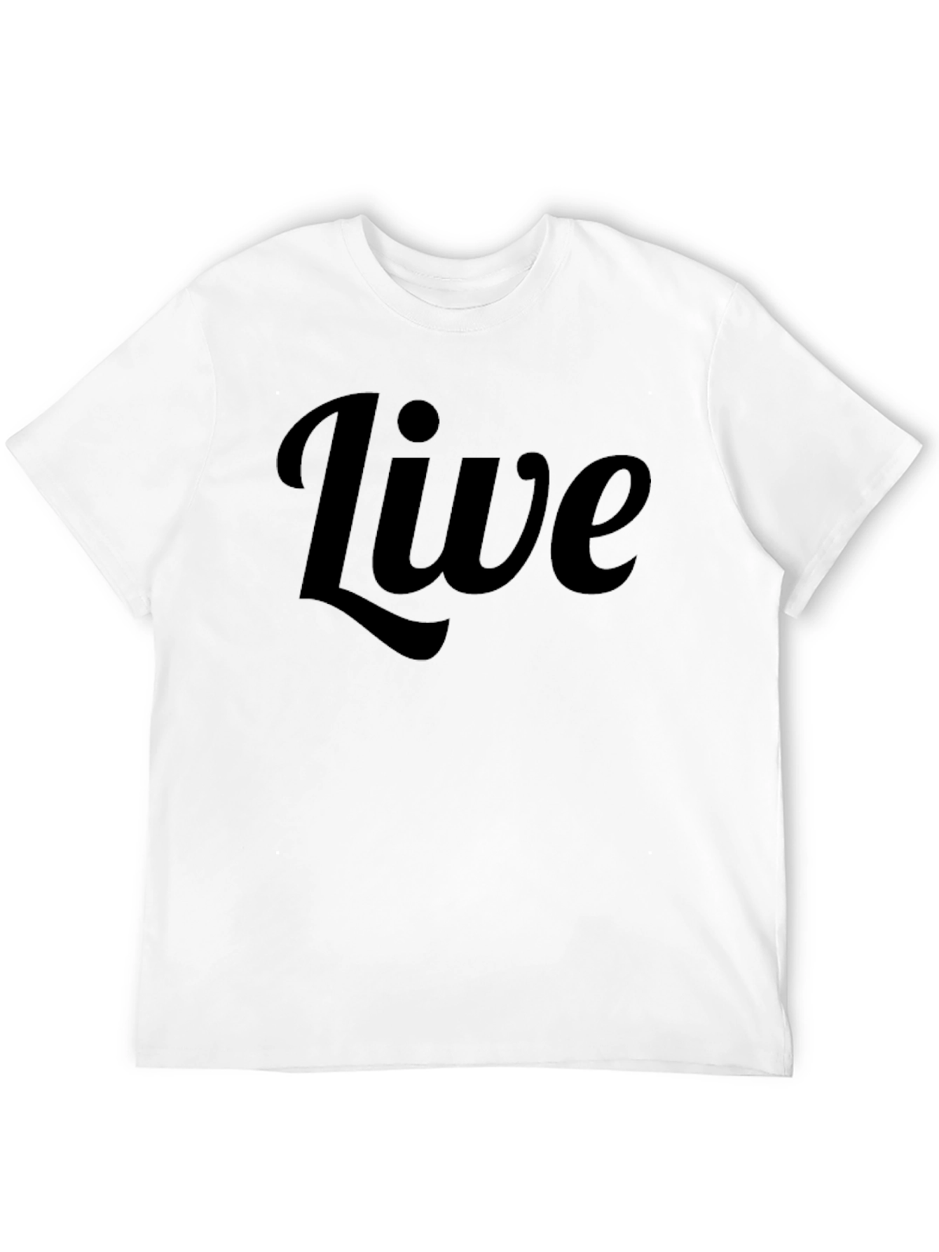 Live Graphic Black T-Shirt