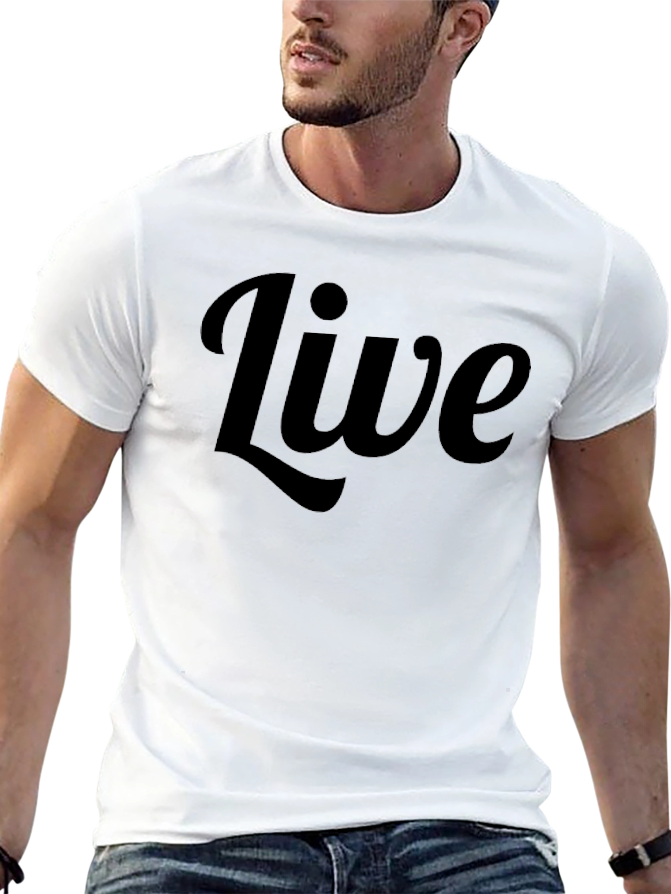 Live Graphic Black T-Shirt