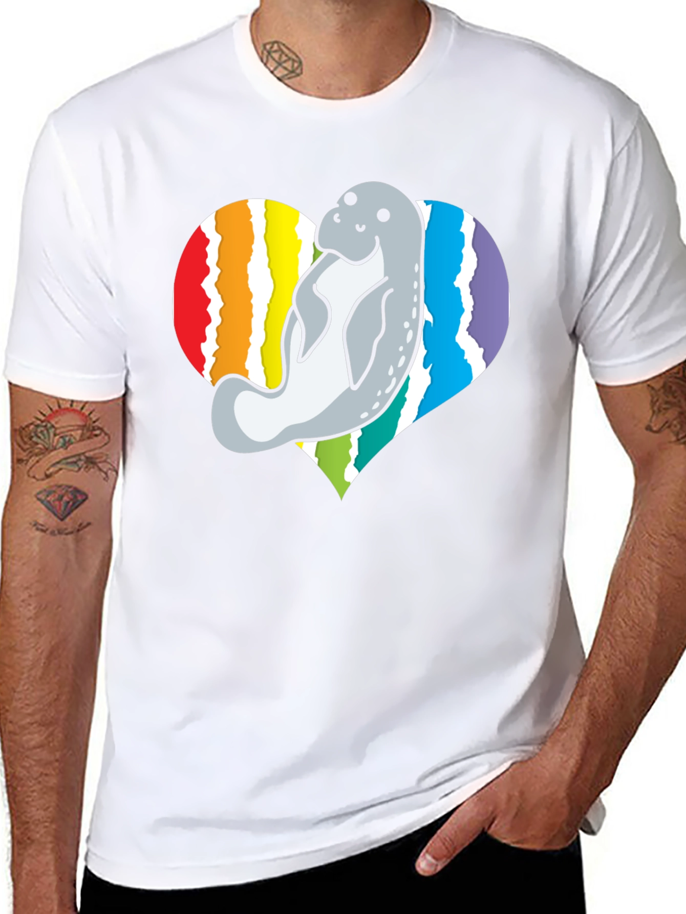 Manatee Heart Pride T-Shirt