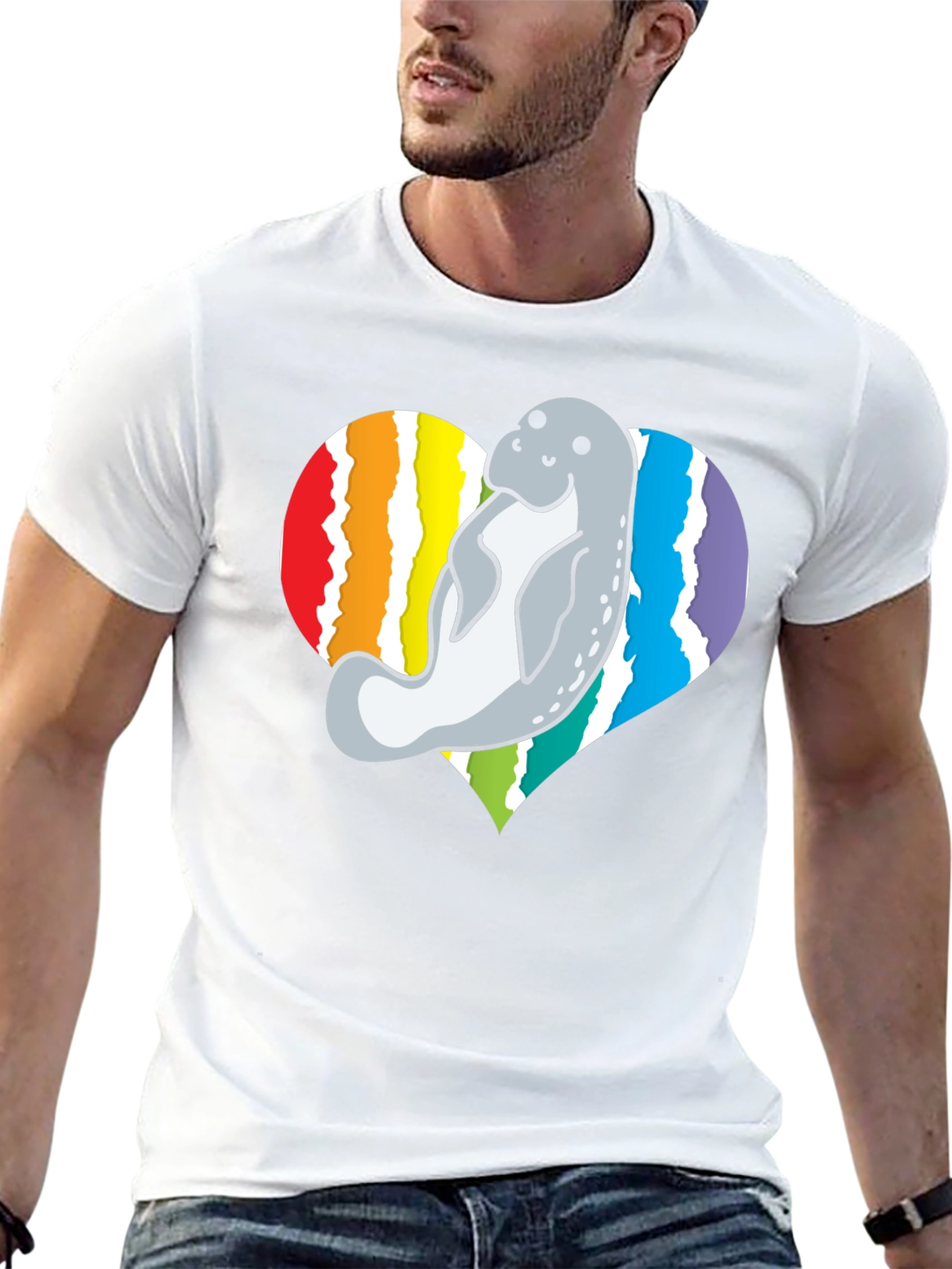 Manatee Heart Pride T-Shirt