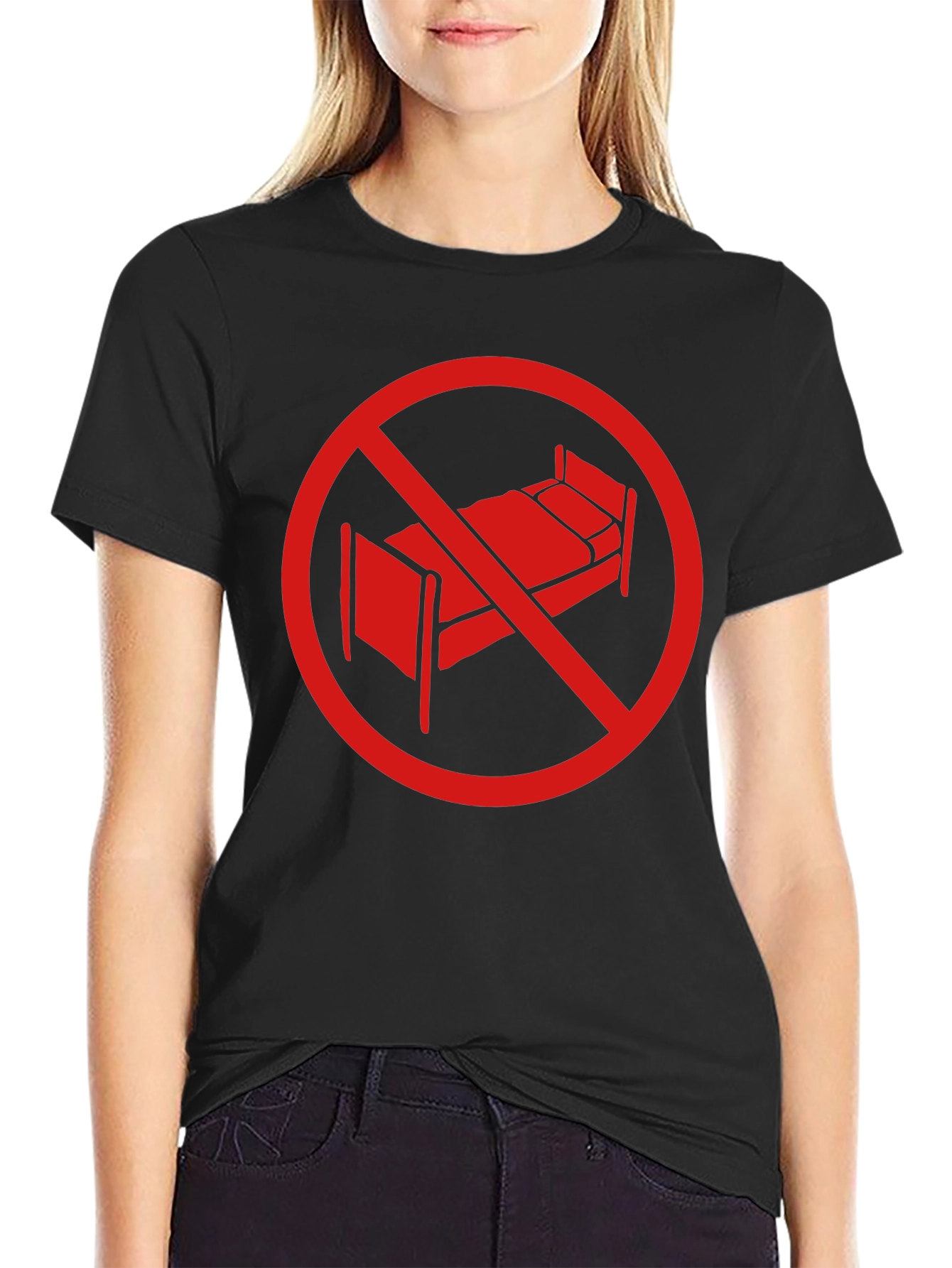 No Sleep Zone Black T-Shirt