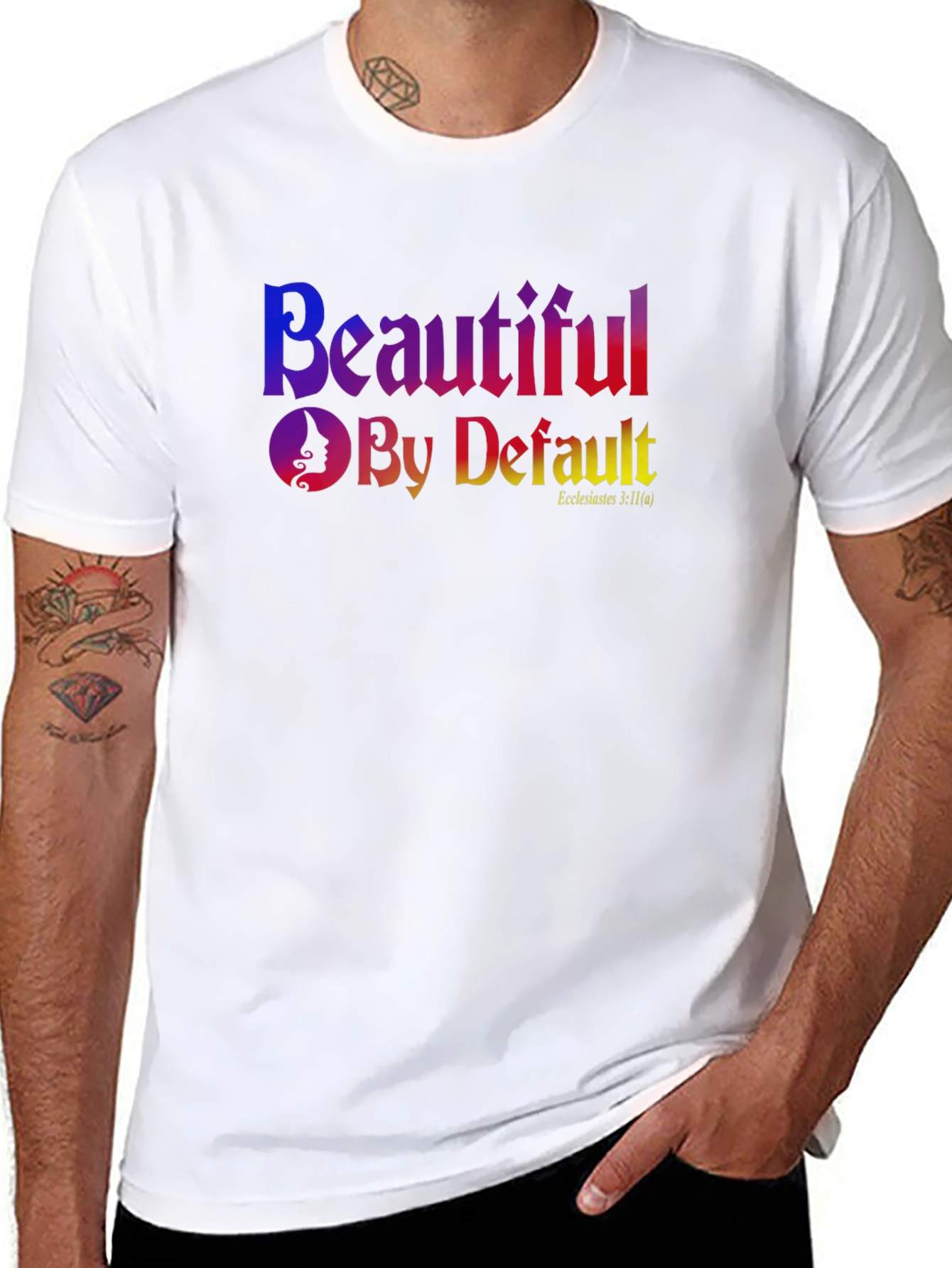 Beautiful By Default Graphic T-Shirt