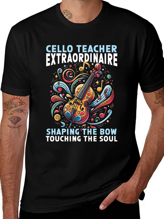 Cello Teacher Extraordinaire Graphic T-Shirt