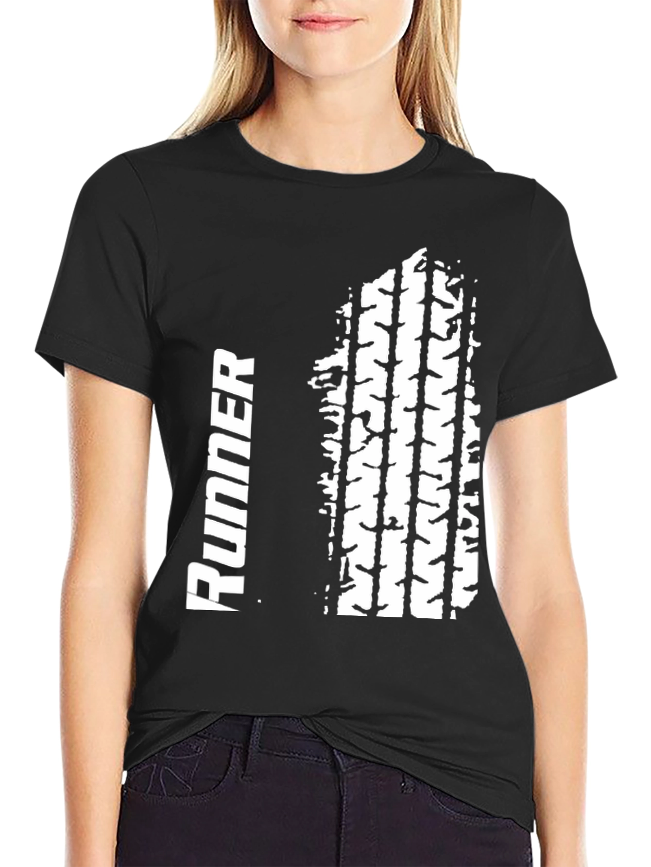 Runner Tire Tread Graphic Tee