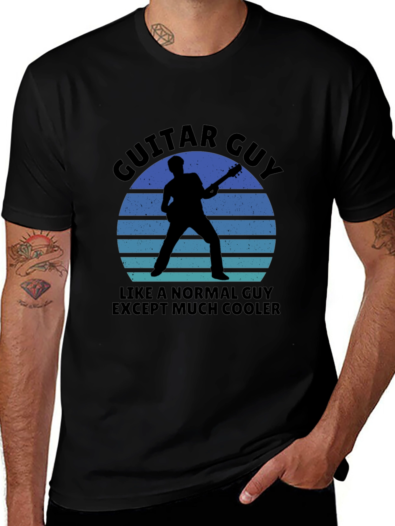 Guitar Guy T-Shirt - Musician Cool Graphic Tee