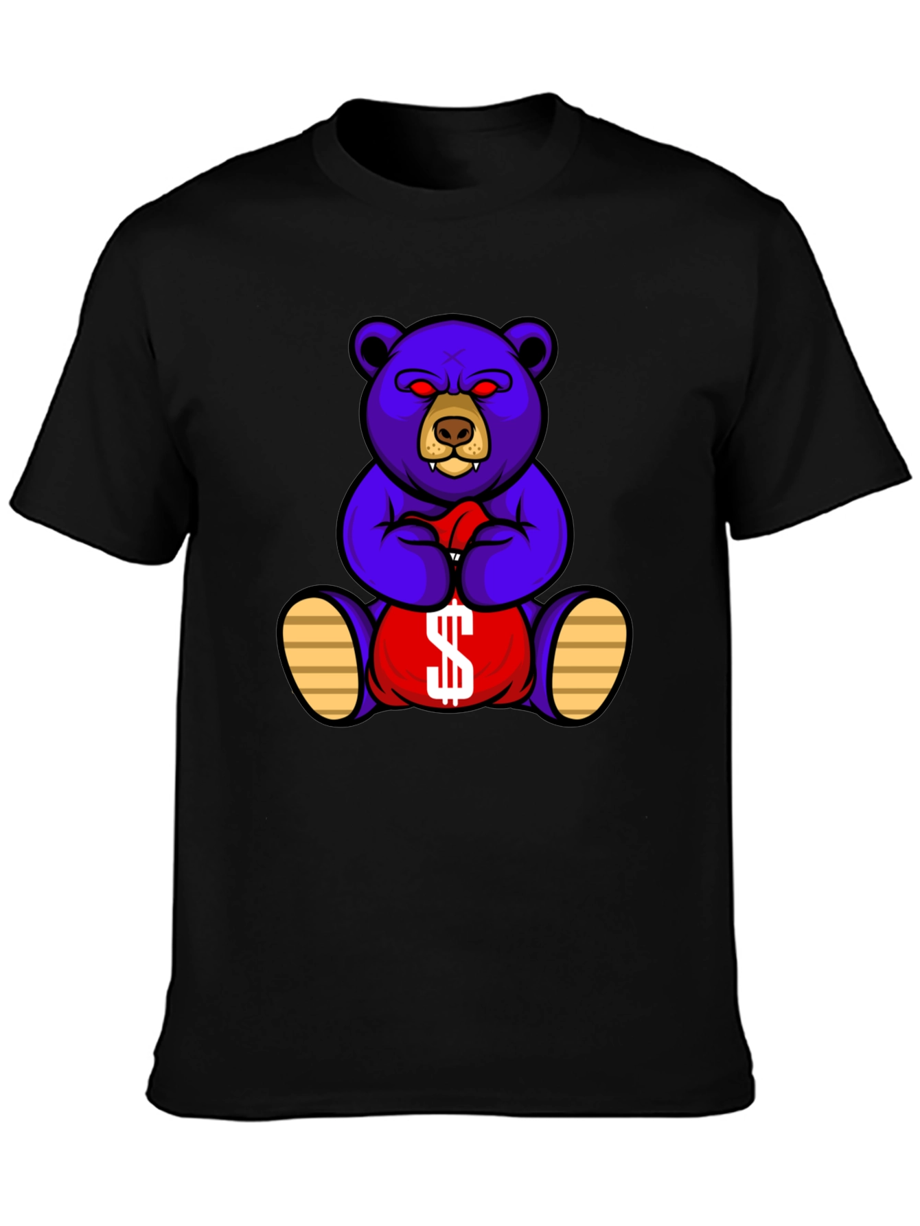 Money Bear Graphic Tee - Black