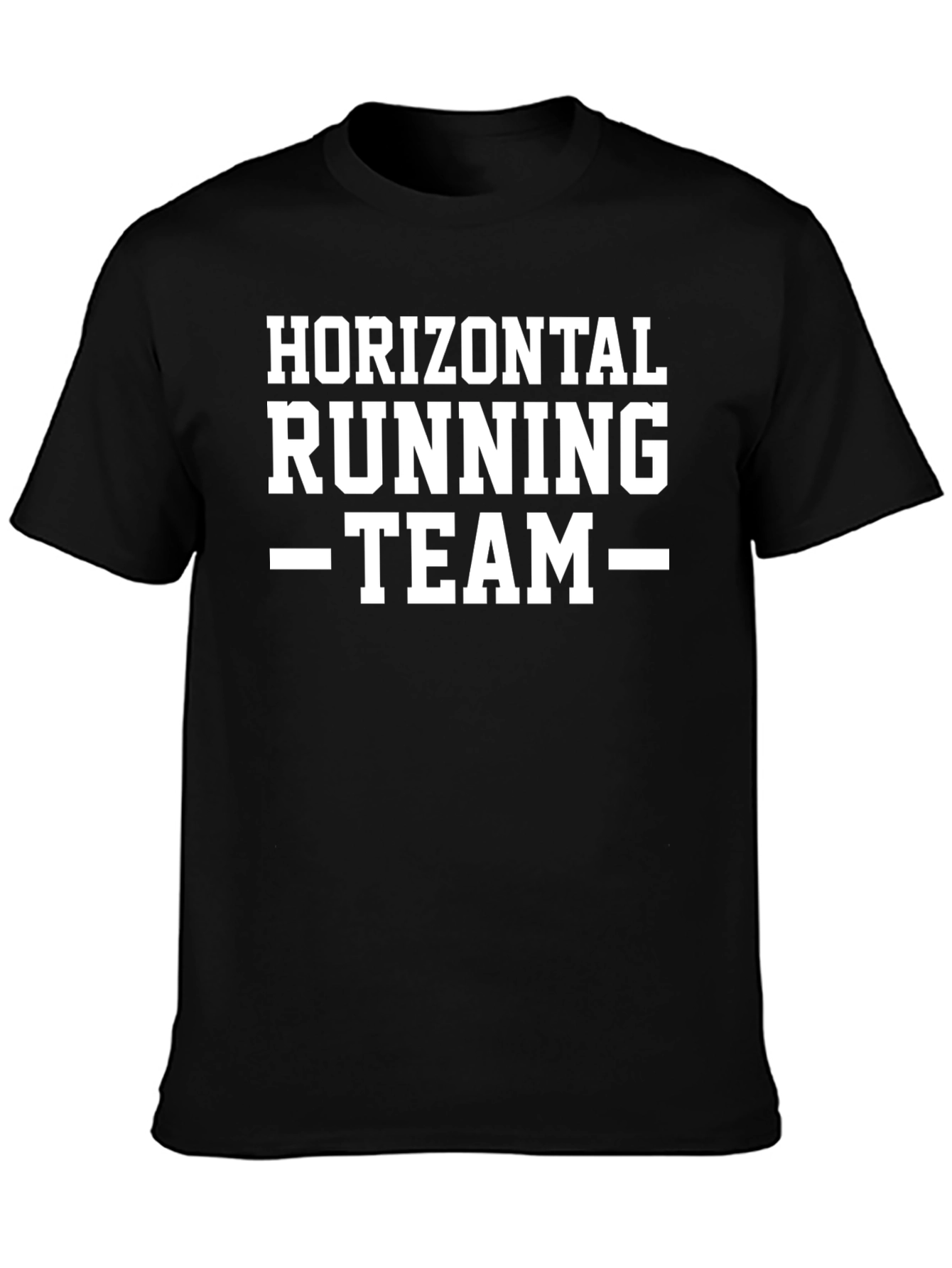 Horizontal Running Team Graphic T-Shirt